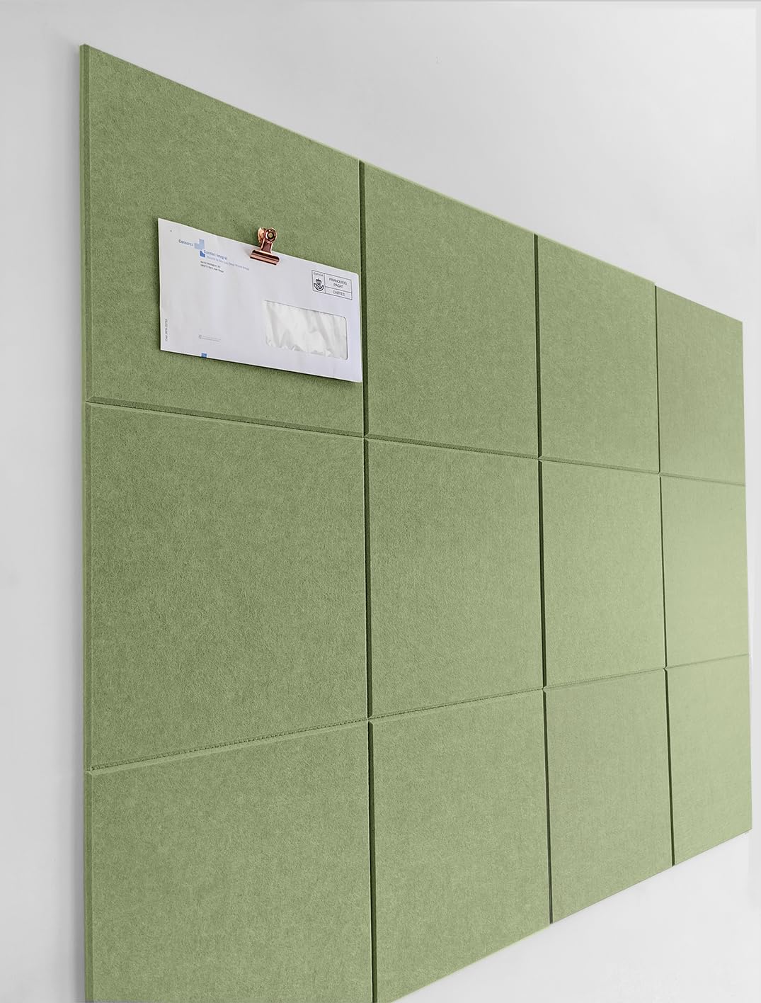 Large Cork Board Alternative - Felt Wall Tiles with Safe Removable Adhesive Tabs, Cork Wall Tiles Cork Board 47"x35" 12 Pack