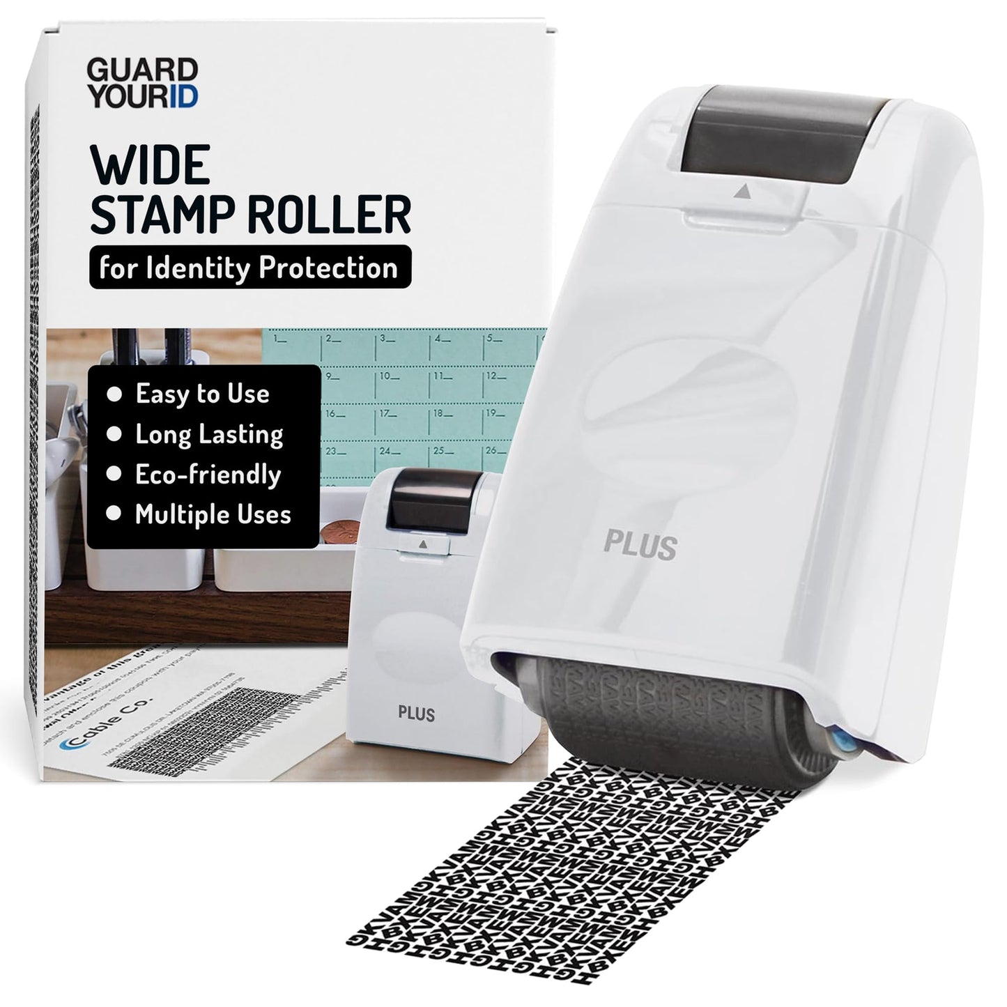 ID Wide Stamp Roller for Identity Protection