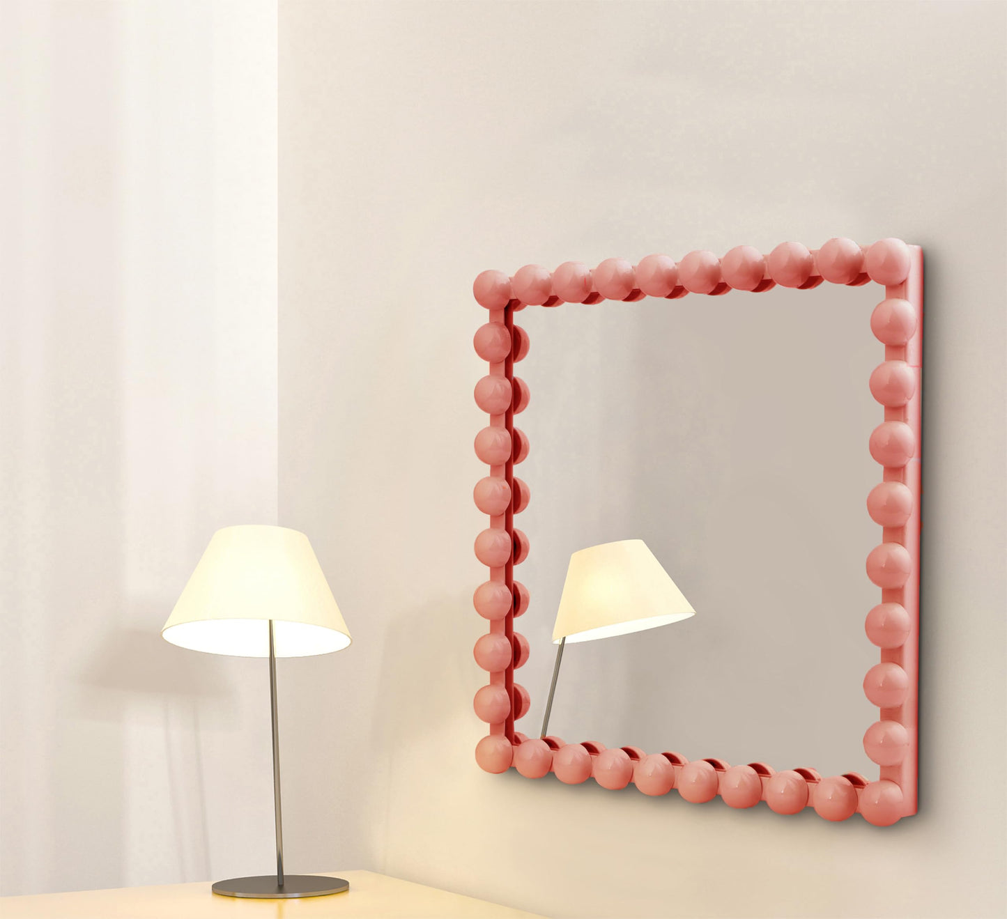 Wall Maunted Mirror, Metal Frame