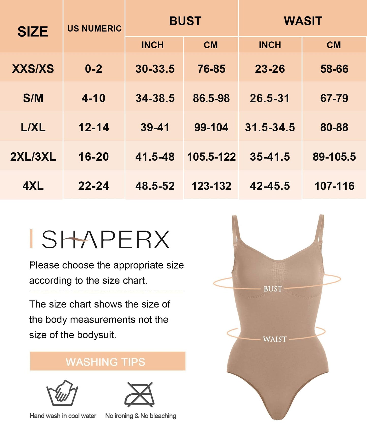 Women's Shapewear Bodysuit - Tummy Control Body Shaper Seamless Sculpting Snatched Waist Body Suit