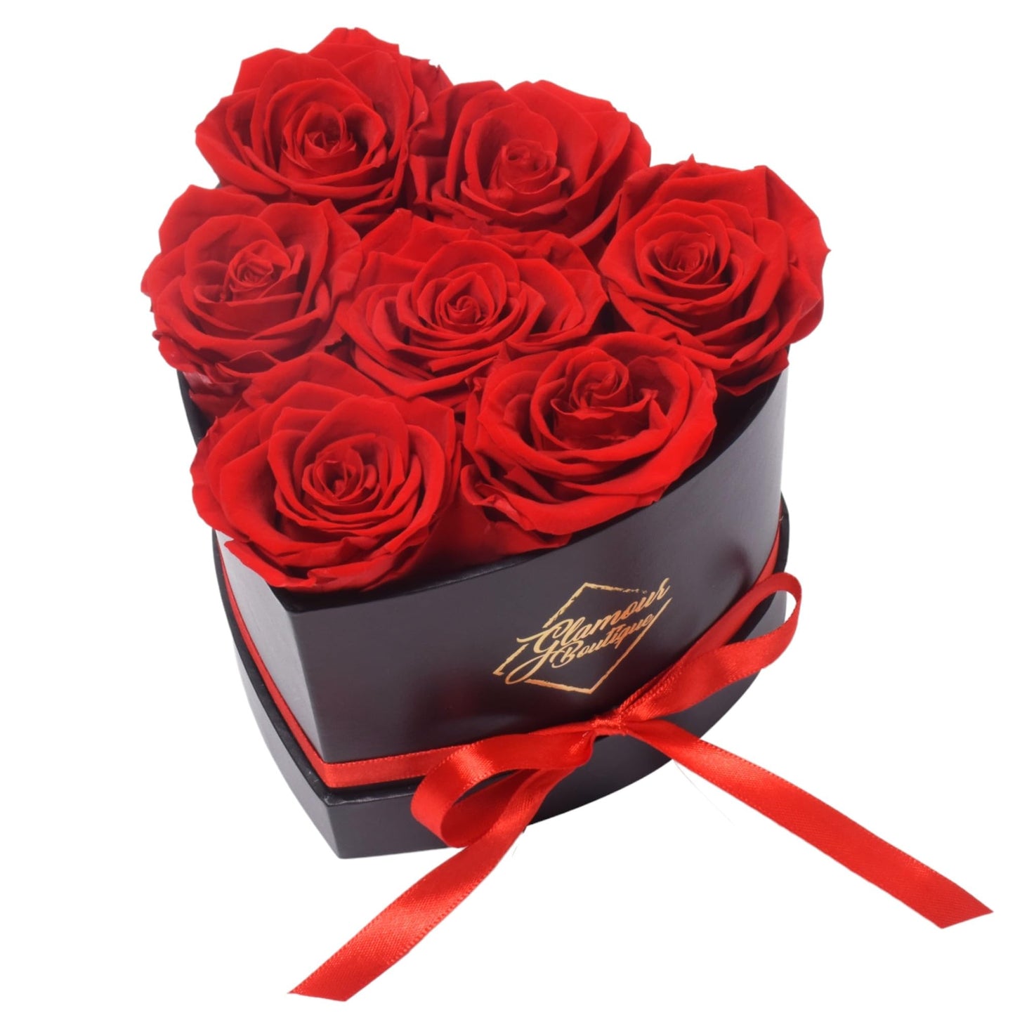 Forever Heart Shape Box - Preserved Roses