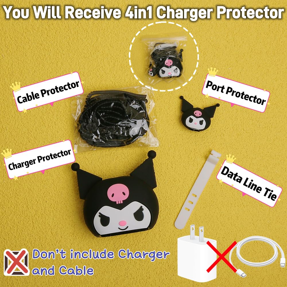 Cute 3D Cartoon Series Fast Charger Protector