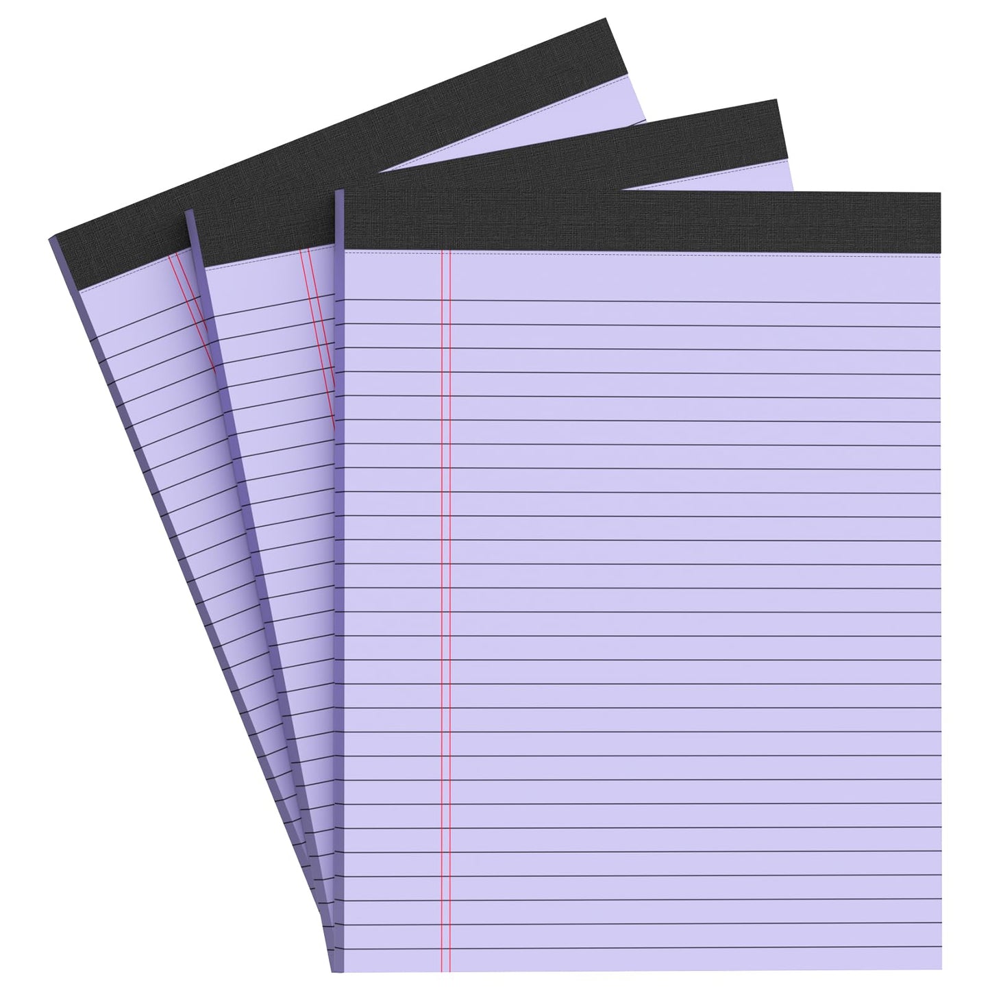 Note Pads 8.5x11 inch, Wide Ruled Clear Print Writing Pads