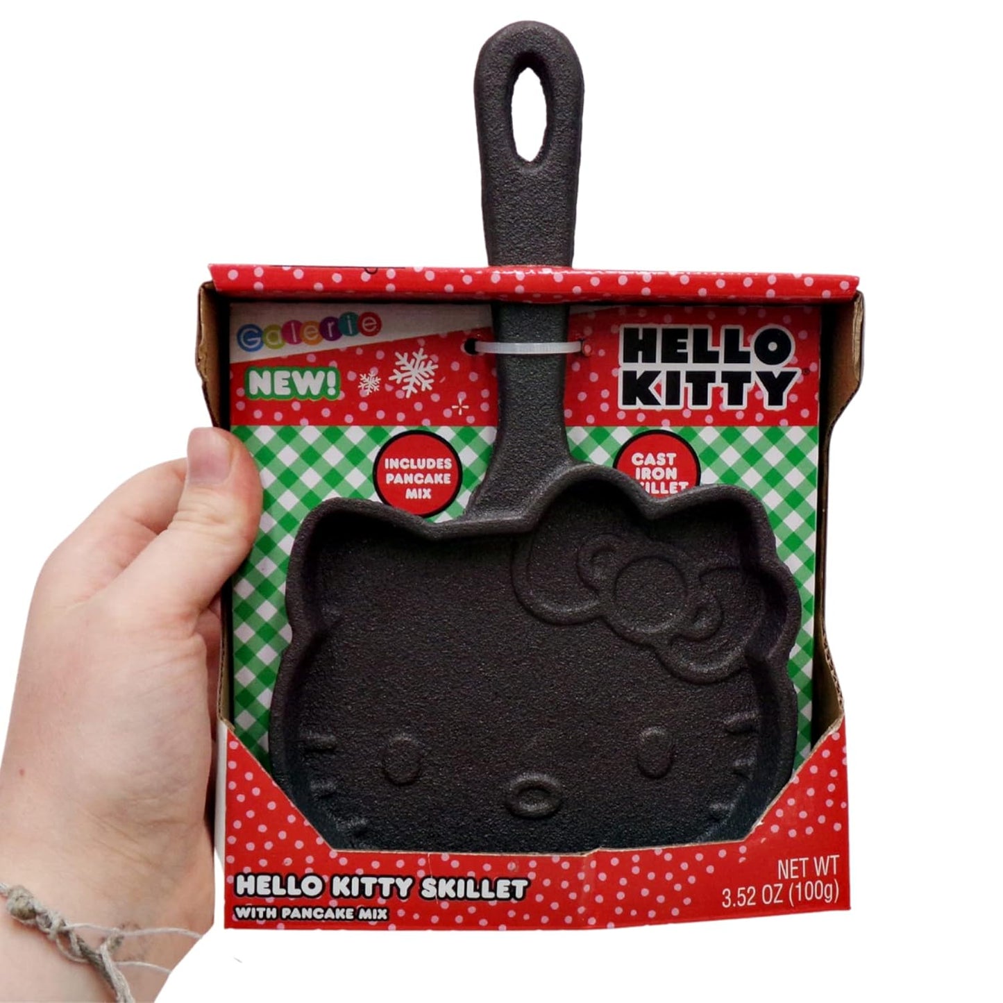 Hello Kitty Pancake Skillet with Mix, Mini Maker Mold, 3.52 Ounces