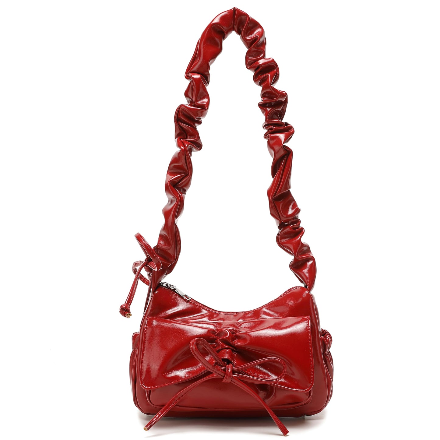 Women's Small Coquette Bow Shoulder Purse