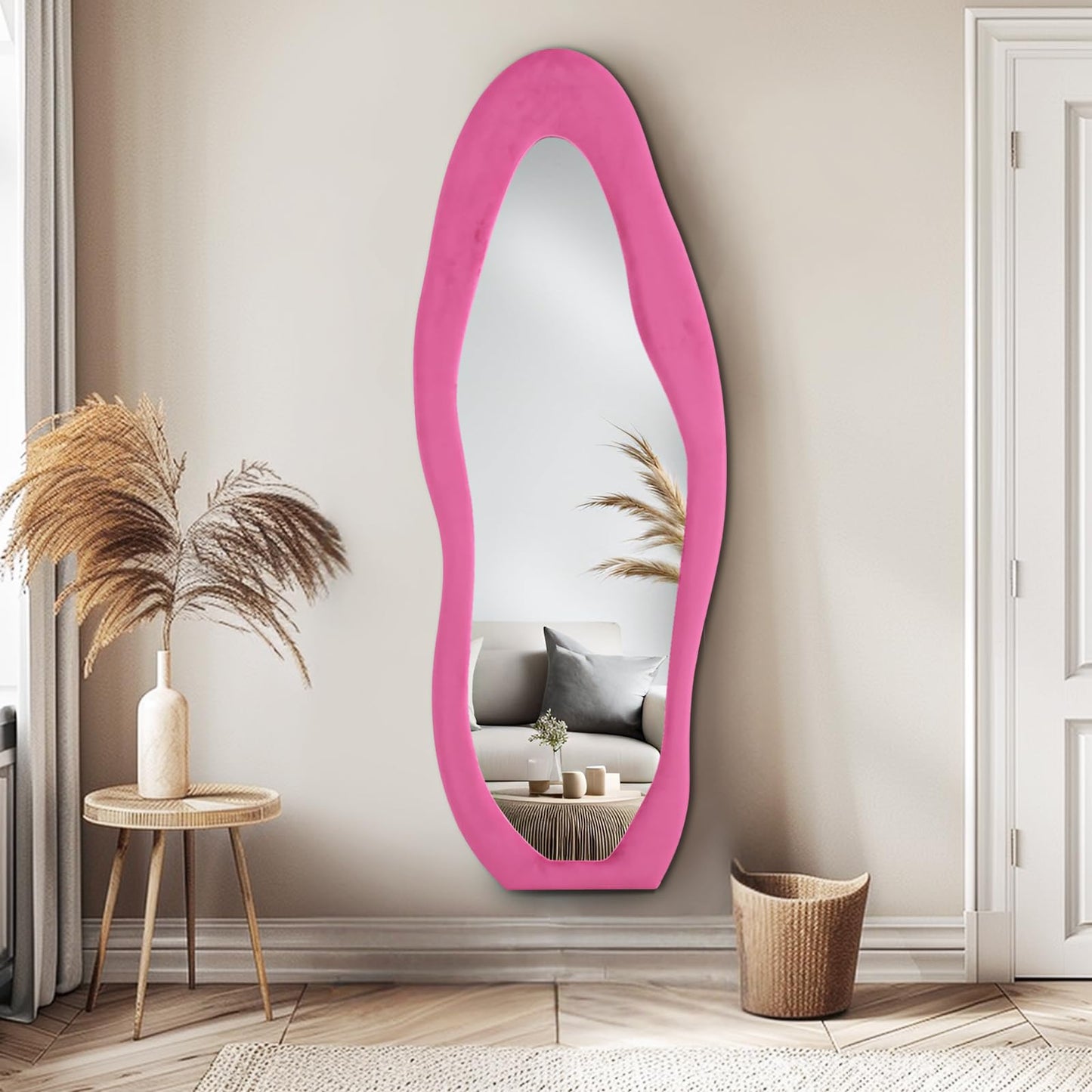 Irregular Full Body Mirror Wall Mounted Floor Mirror