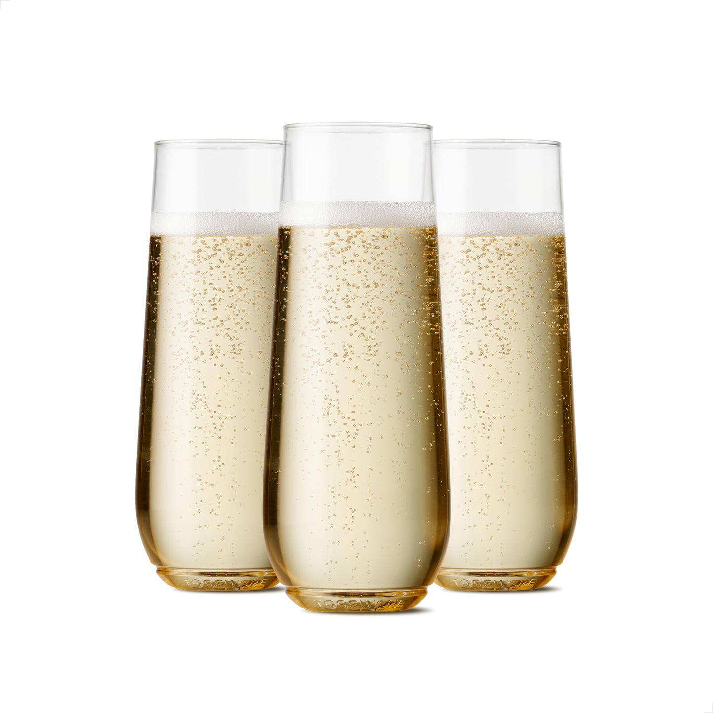 Premium Quality, Recyclable, Unbreakable Plastic Champagne Glasses