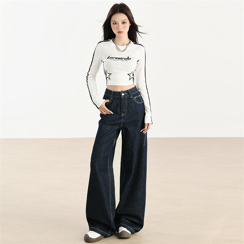 Fashion Wide Leg Jeans For Women