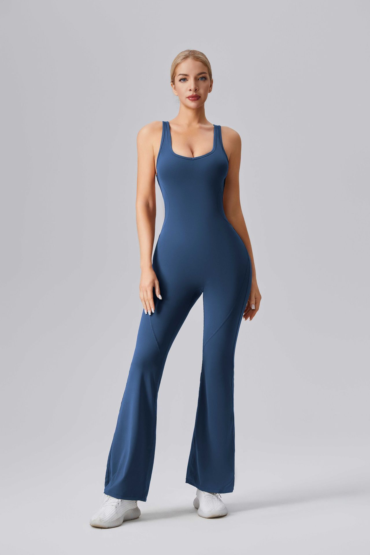 Women Backless Sleeveless Jumpsuit