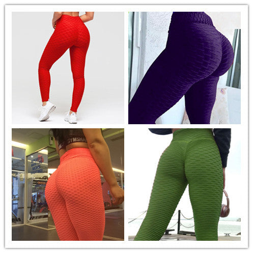 Ladies Booty Lifting Anti Cellulite Scrunch Leggings Without Pocket