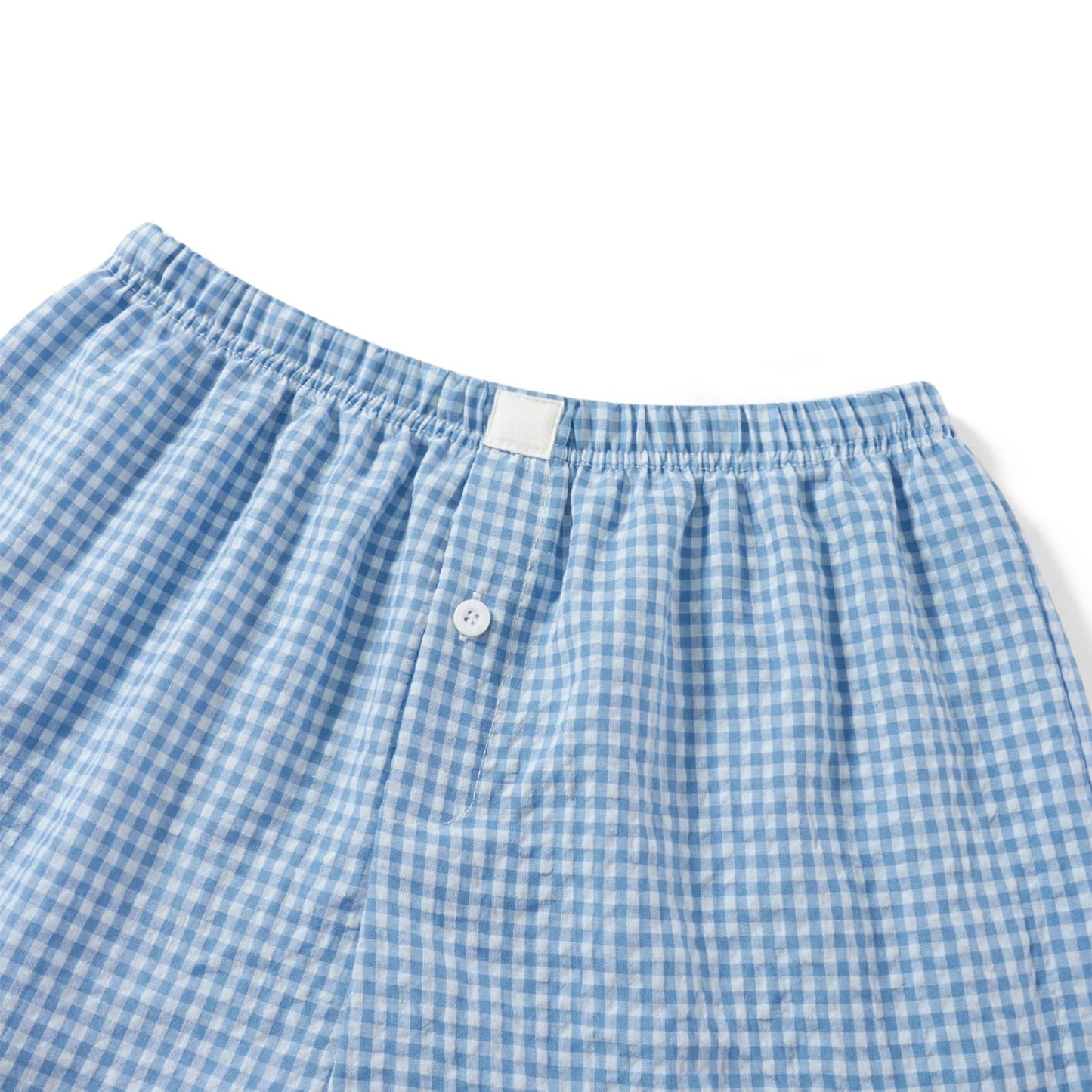 Gingham Cute Pajamas Shorts l Bottoms Elastic Boxers