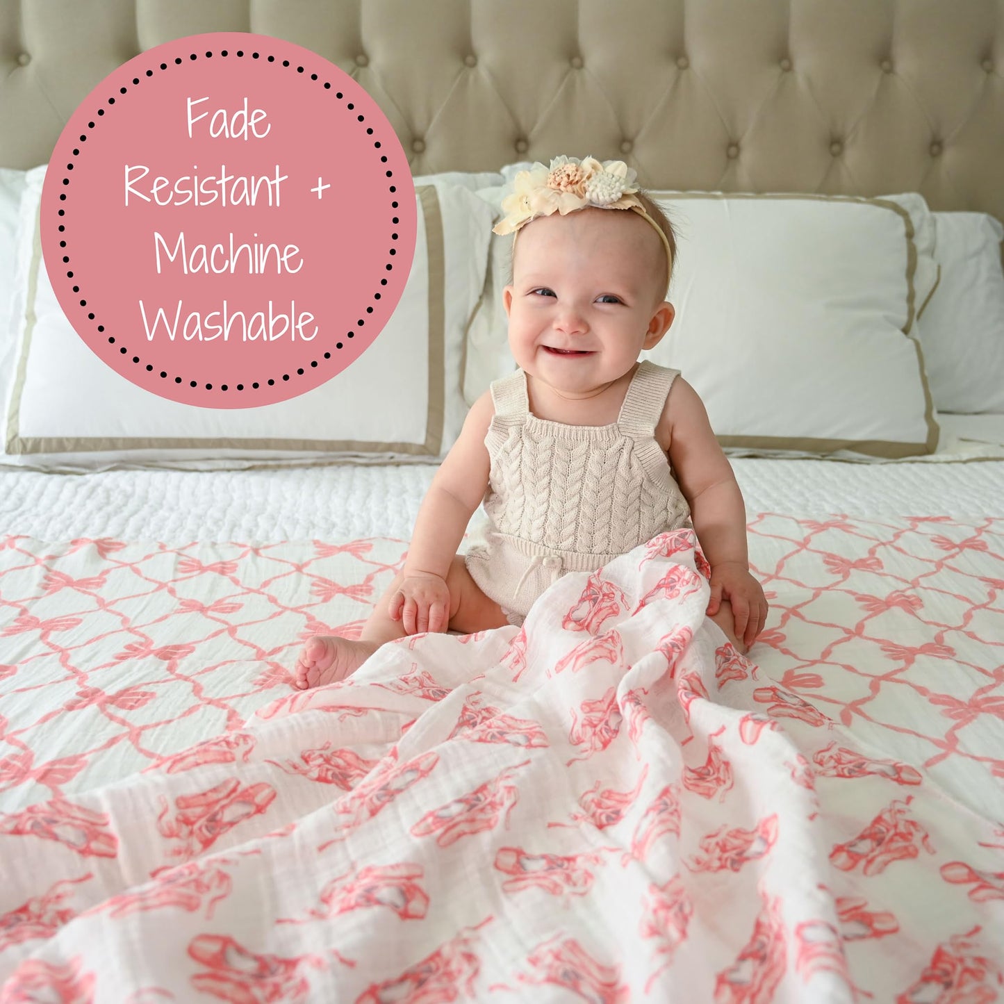 Cotton 100% Muslin Swaddle Blankets