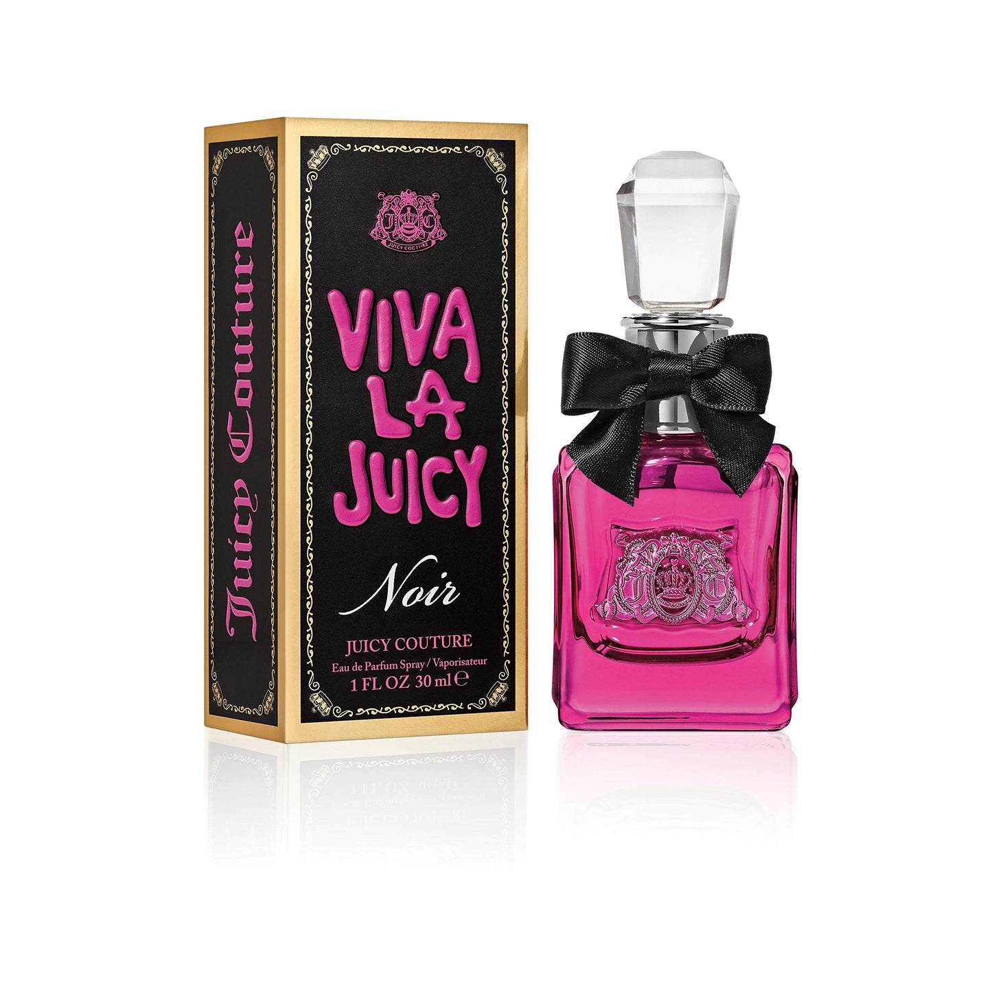 Juicy Couture Viva La Juicy Noir Eau De Parfum, Women's Perfume with Notes of Wild Berries, Gardenia & Amber - Fruity & Floral