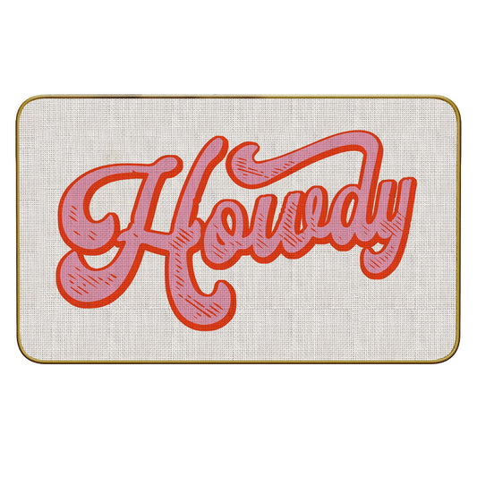 Howdy Doormat Door Mat