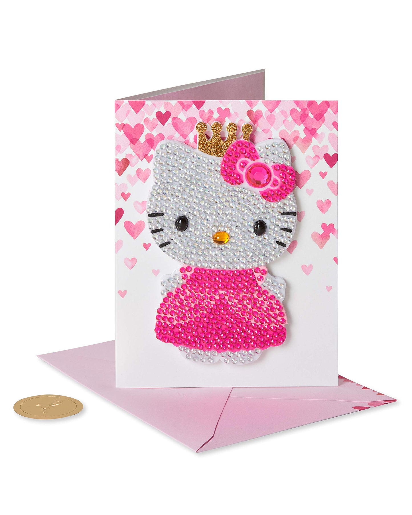 Hello Kitty Birthday Princess Card for Girl