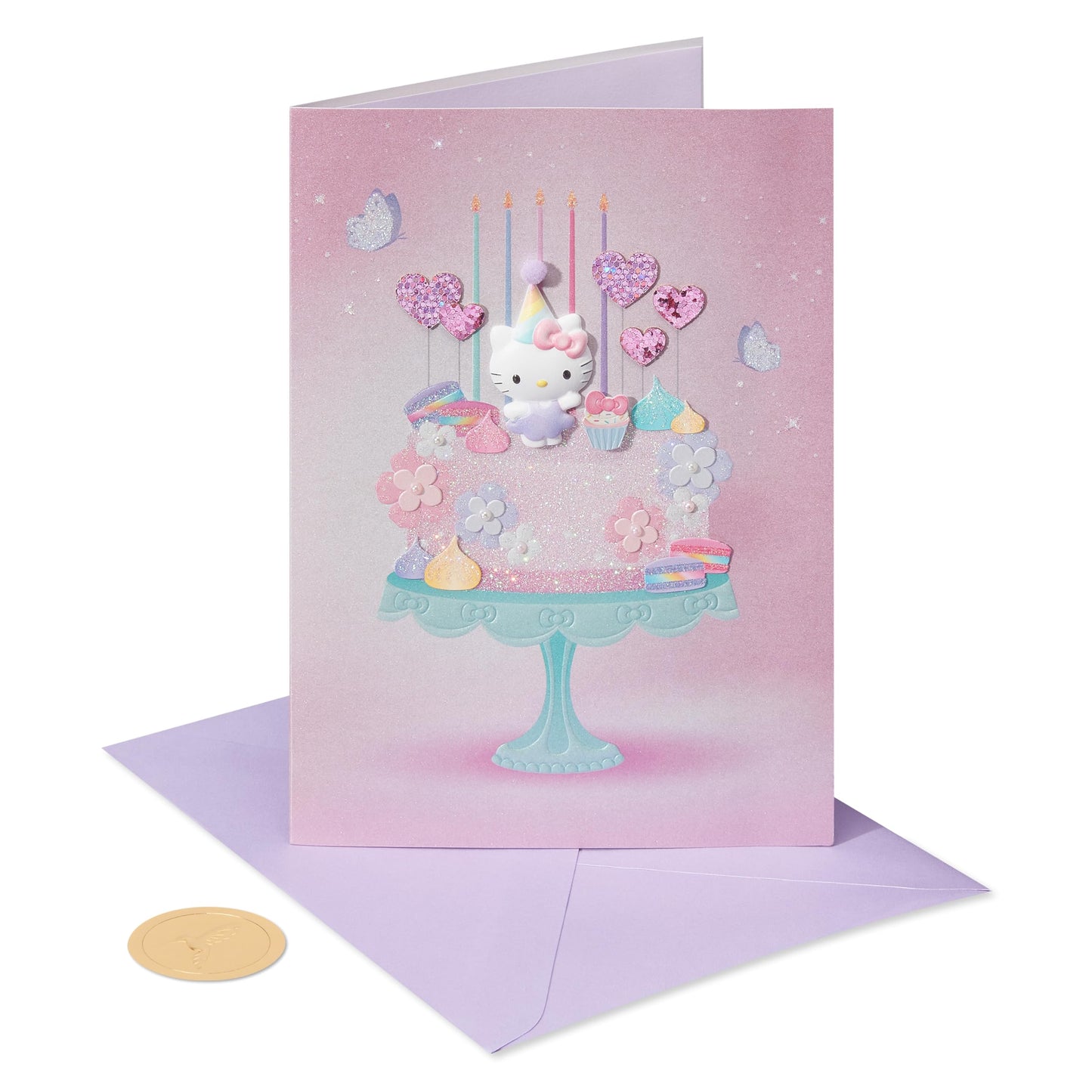 Hello Kitty Birthday Princess Card for Girl