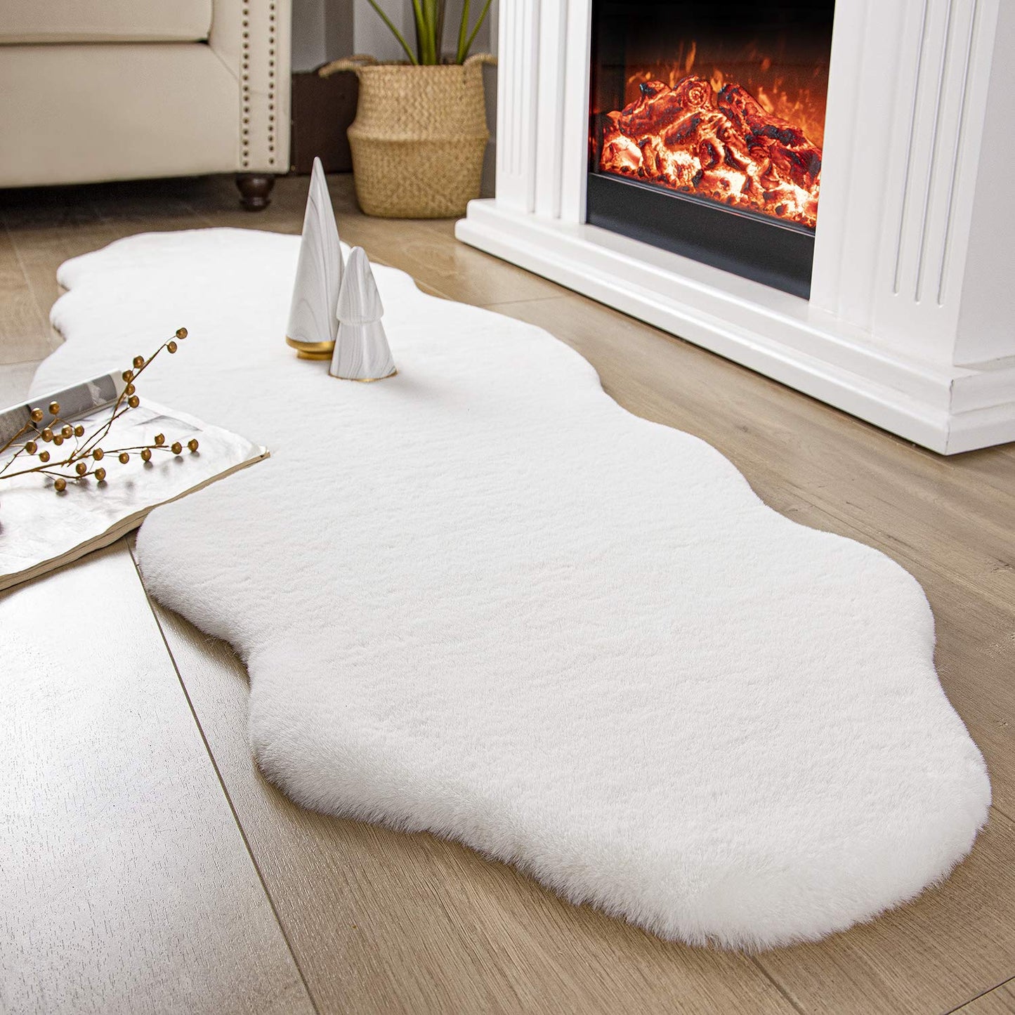 Ultra Soft Faux Area Rug