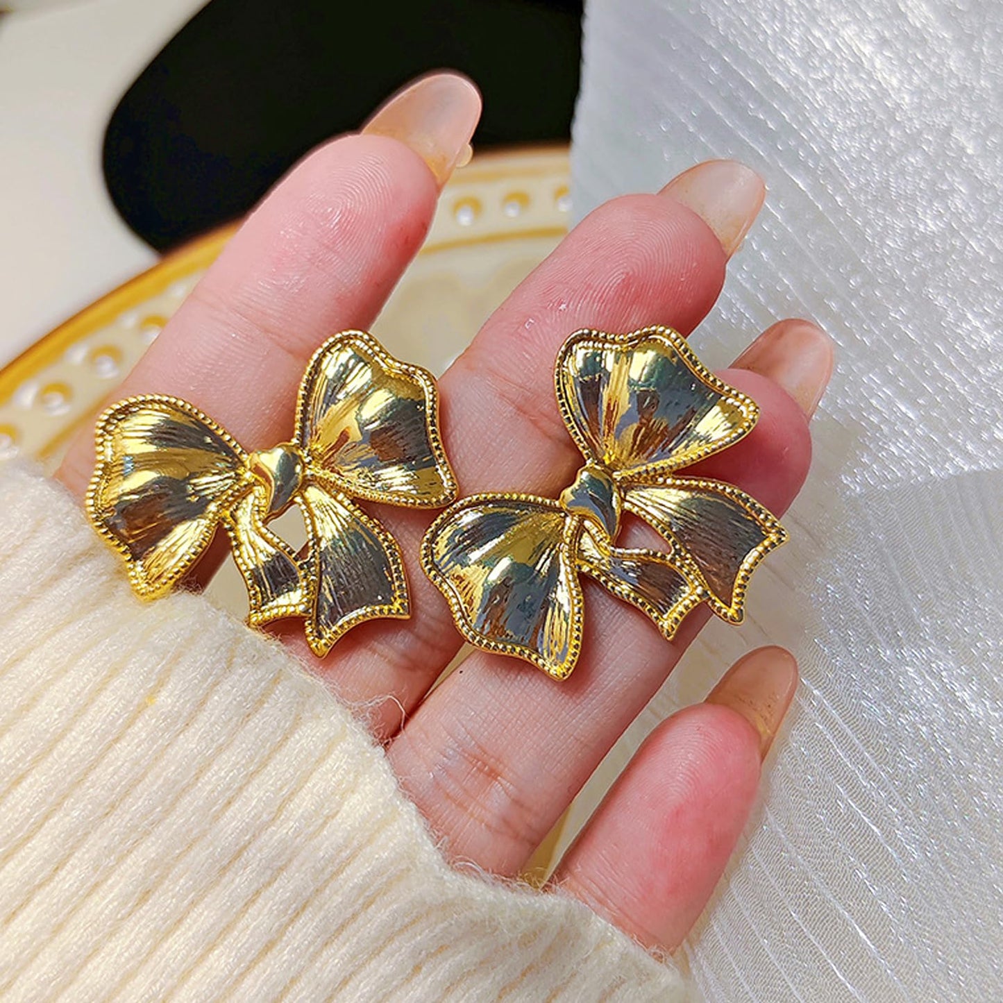 Women Bow Earrings