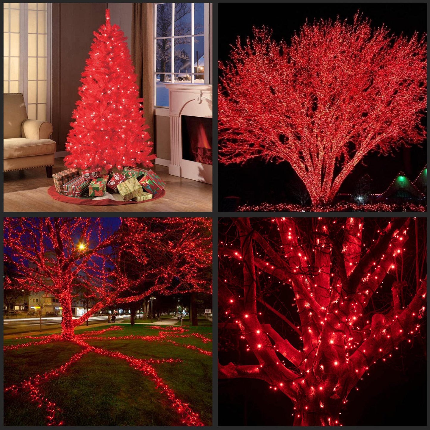 LED Christmas Lights with Color Wire