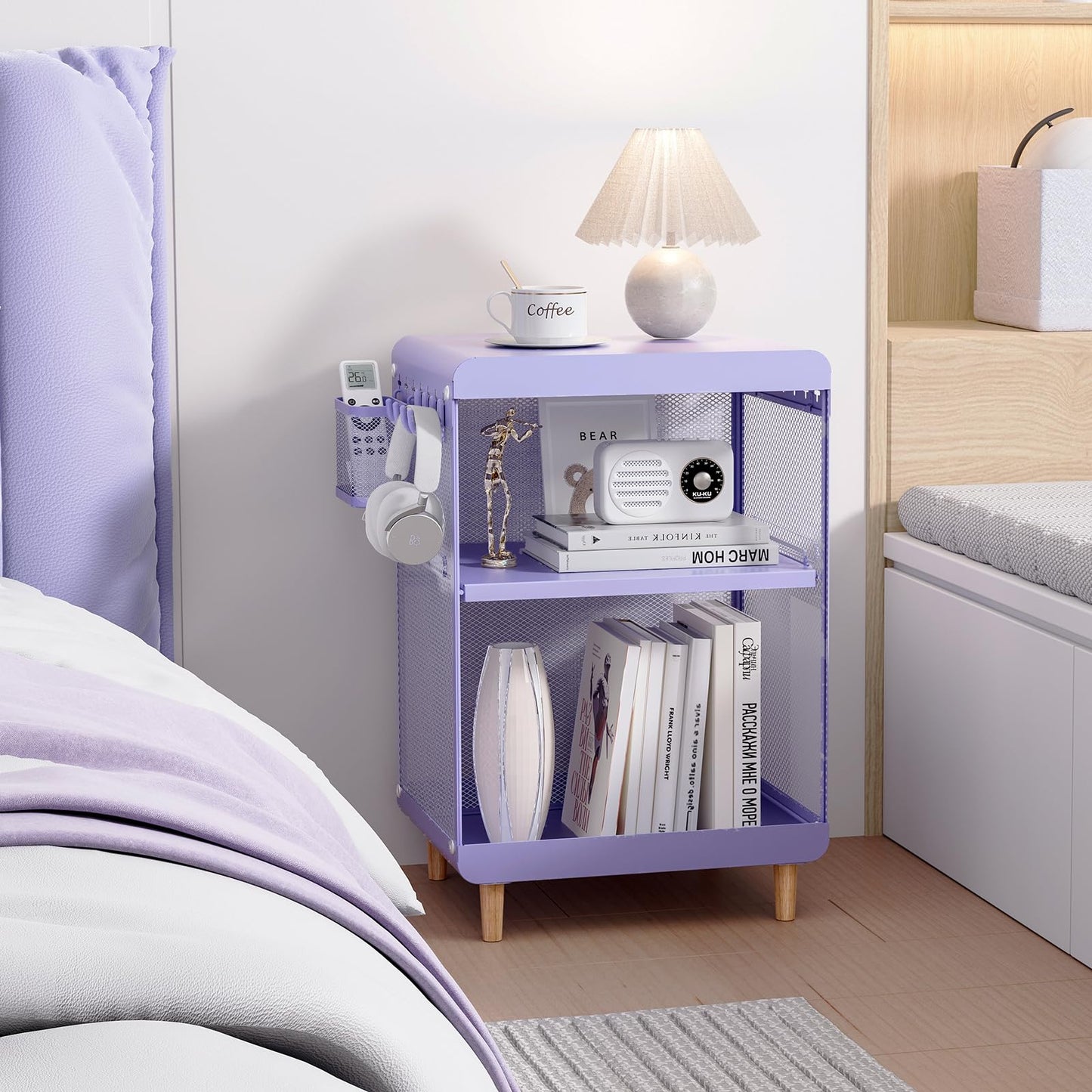 Cute Bedside Nightstand Table