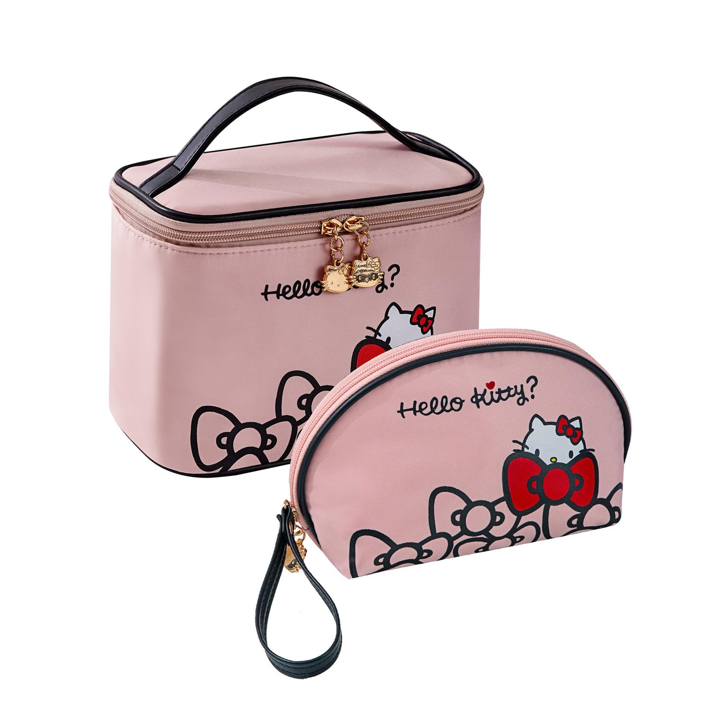 Hello Kitty Make up Bag Travel Cosmetic Bags - Cute Zipper Pouch Case Organizer