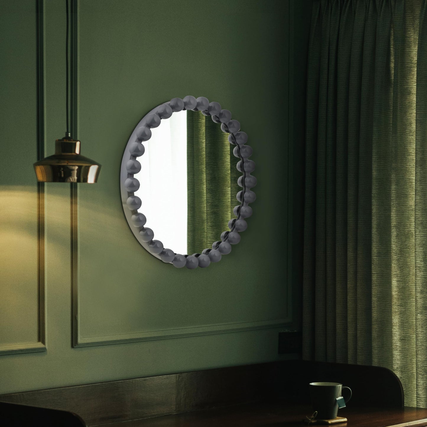 Wall Maunted Mirror, Metal Frame