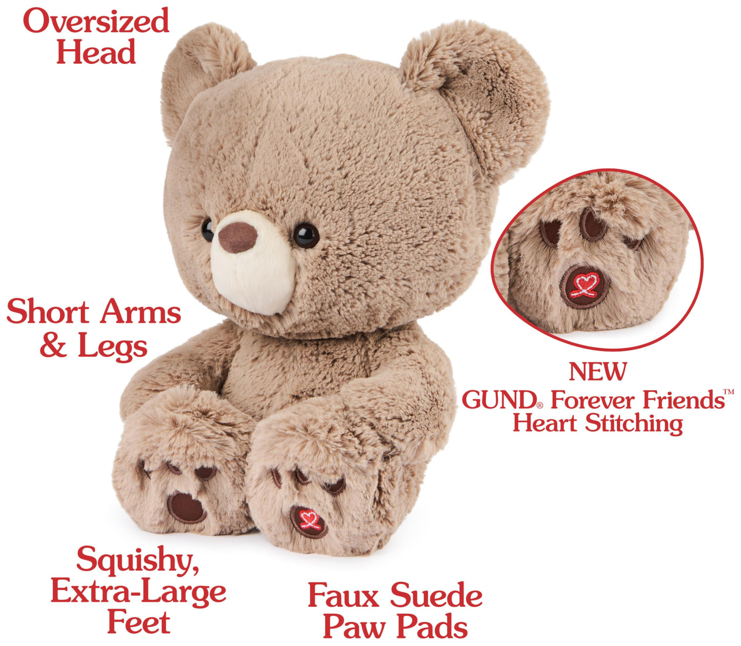 Premium Stuffed Classic Teddy Bear