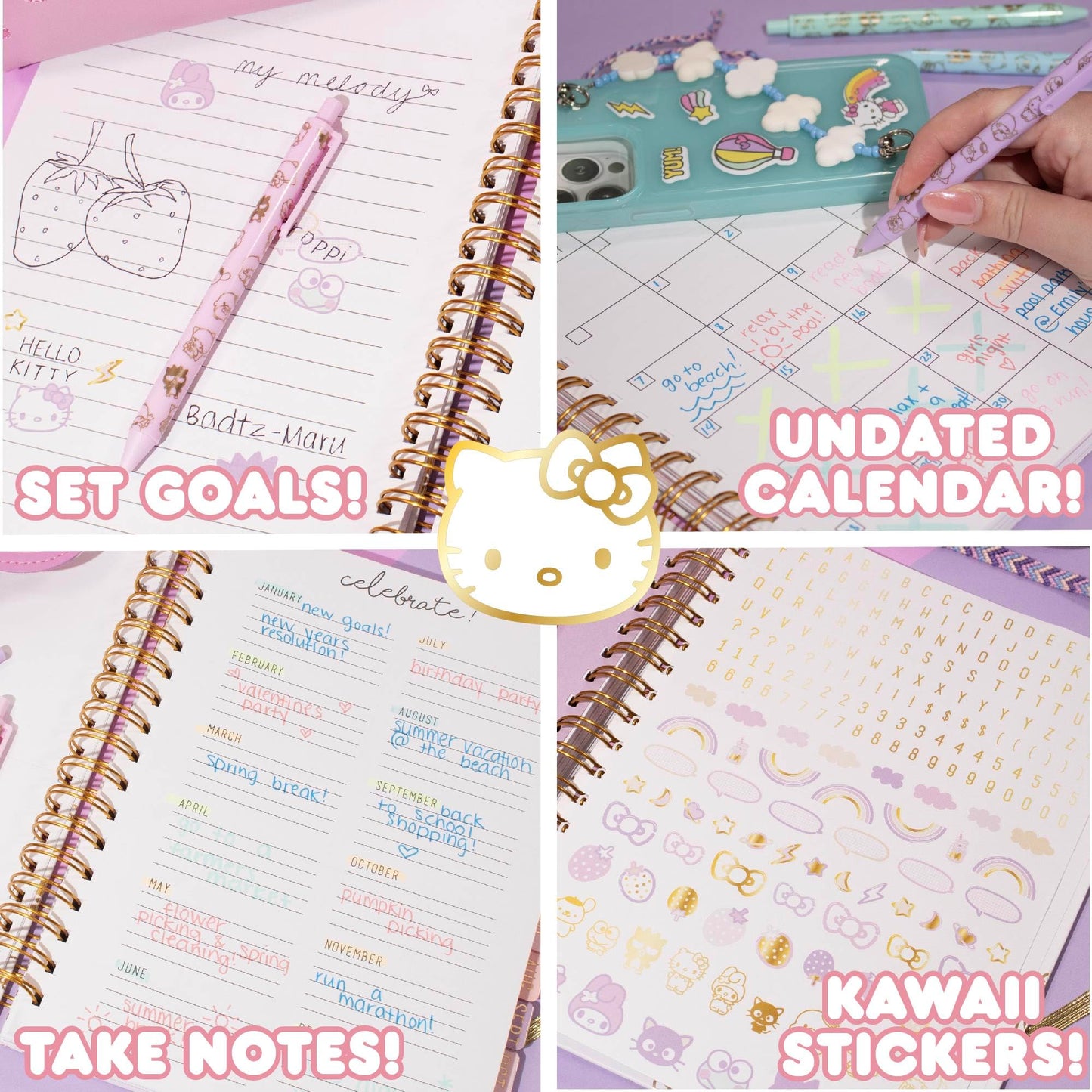 Sanrio Hello Kitty & Friends - My Melody, Kuromi, Kawaii & School Supplies