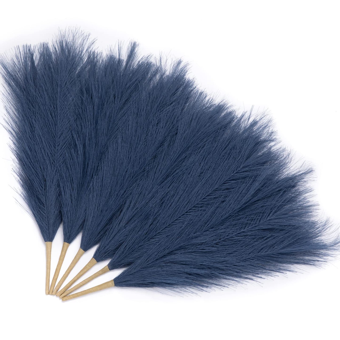 Faux Pampas Grass Decor 17.7 Inch 6pcs, Home Decor