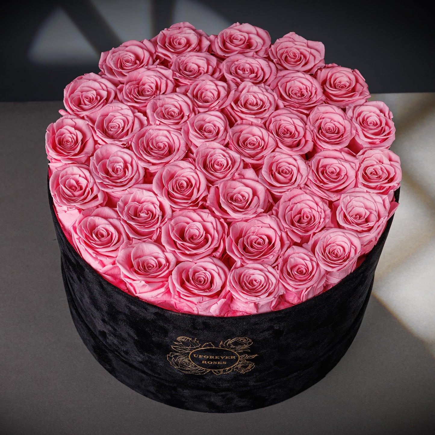 Pieces Preserved Roses in Suede Box, 40 PCS