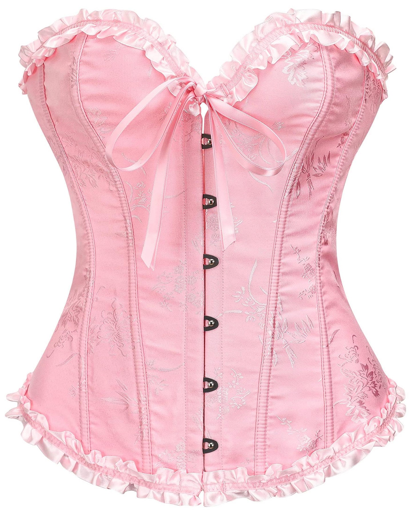 Corset Tops for Women, Bustier Shapewear Lingerie, Lace Waist Push Up Bodysuit