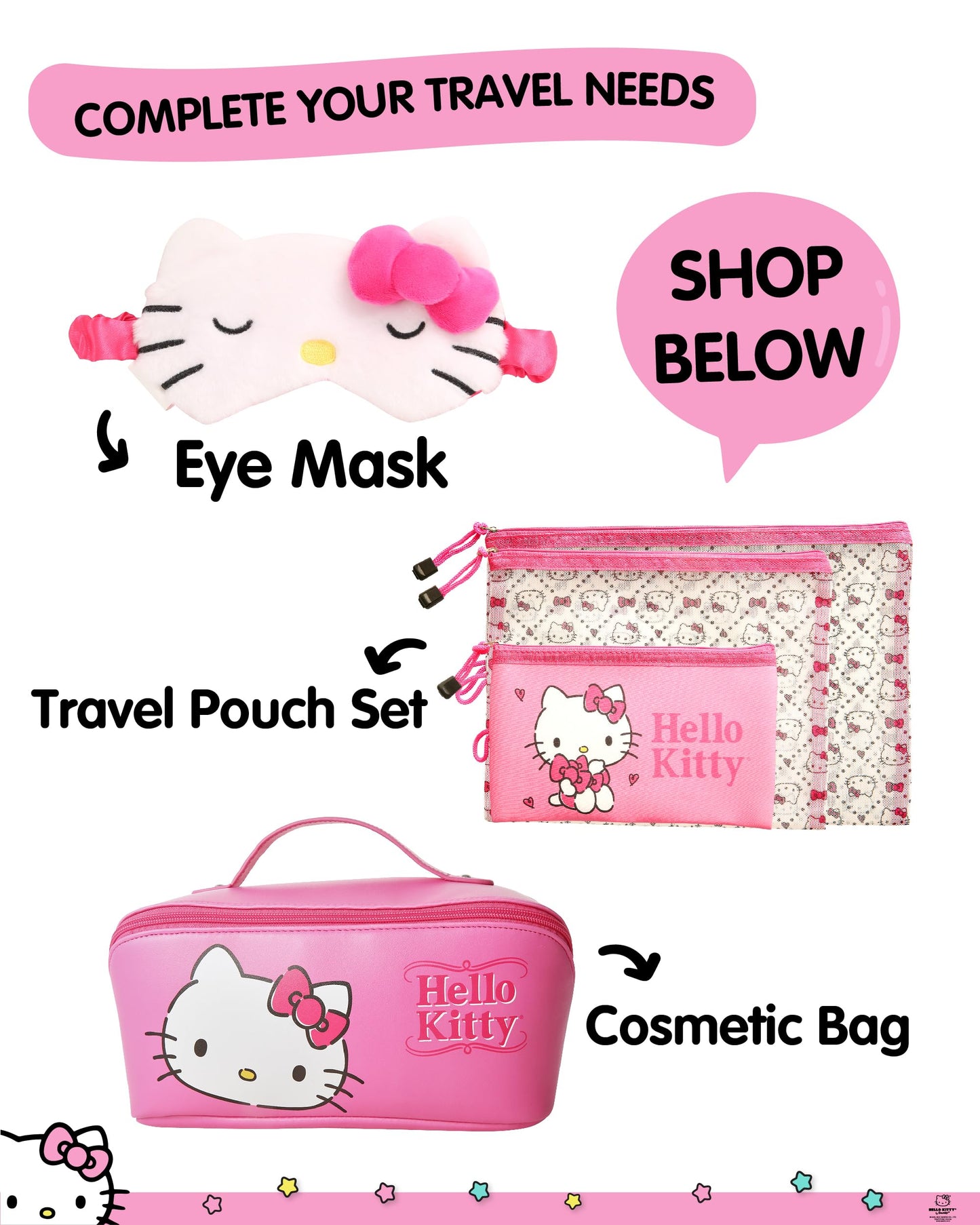 Hello Kitty Passport Holder for Travel