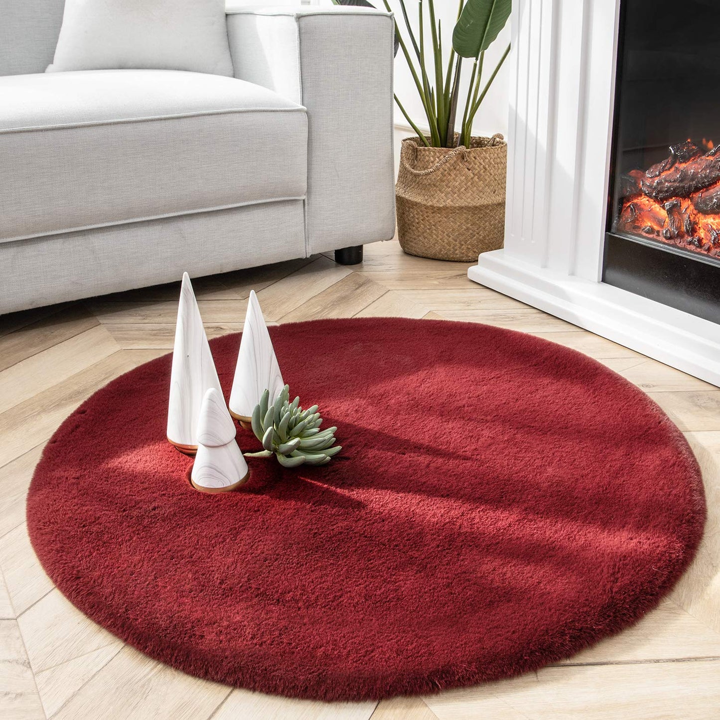 Ultra Soft Faux Area Rug