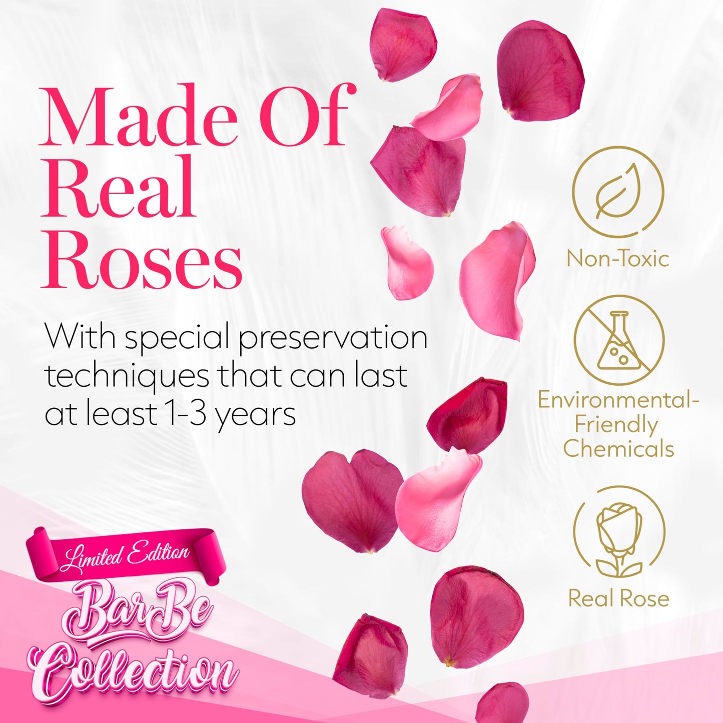 Forever Heart Shape Box - Preserved Roses