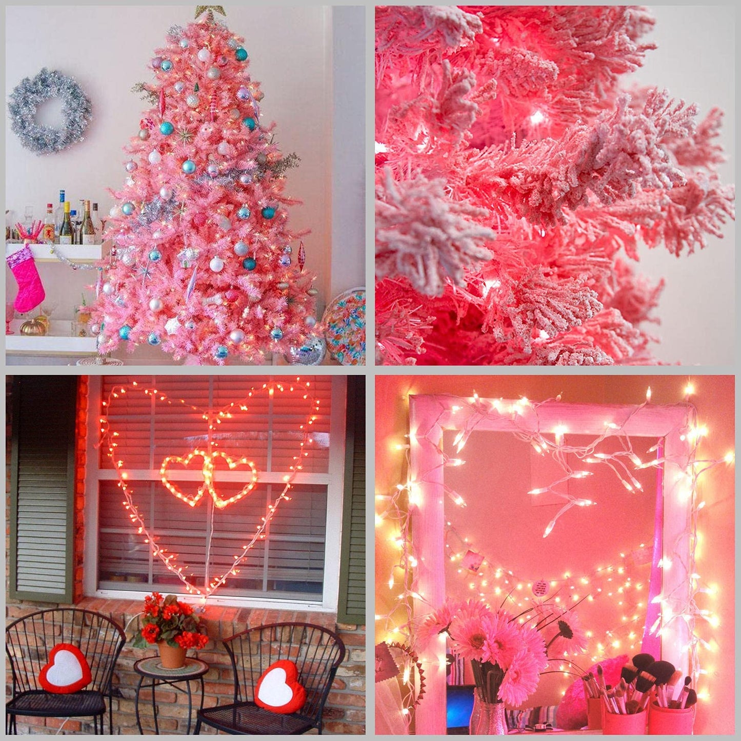 LED Christmas Lights with Color Wire