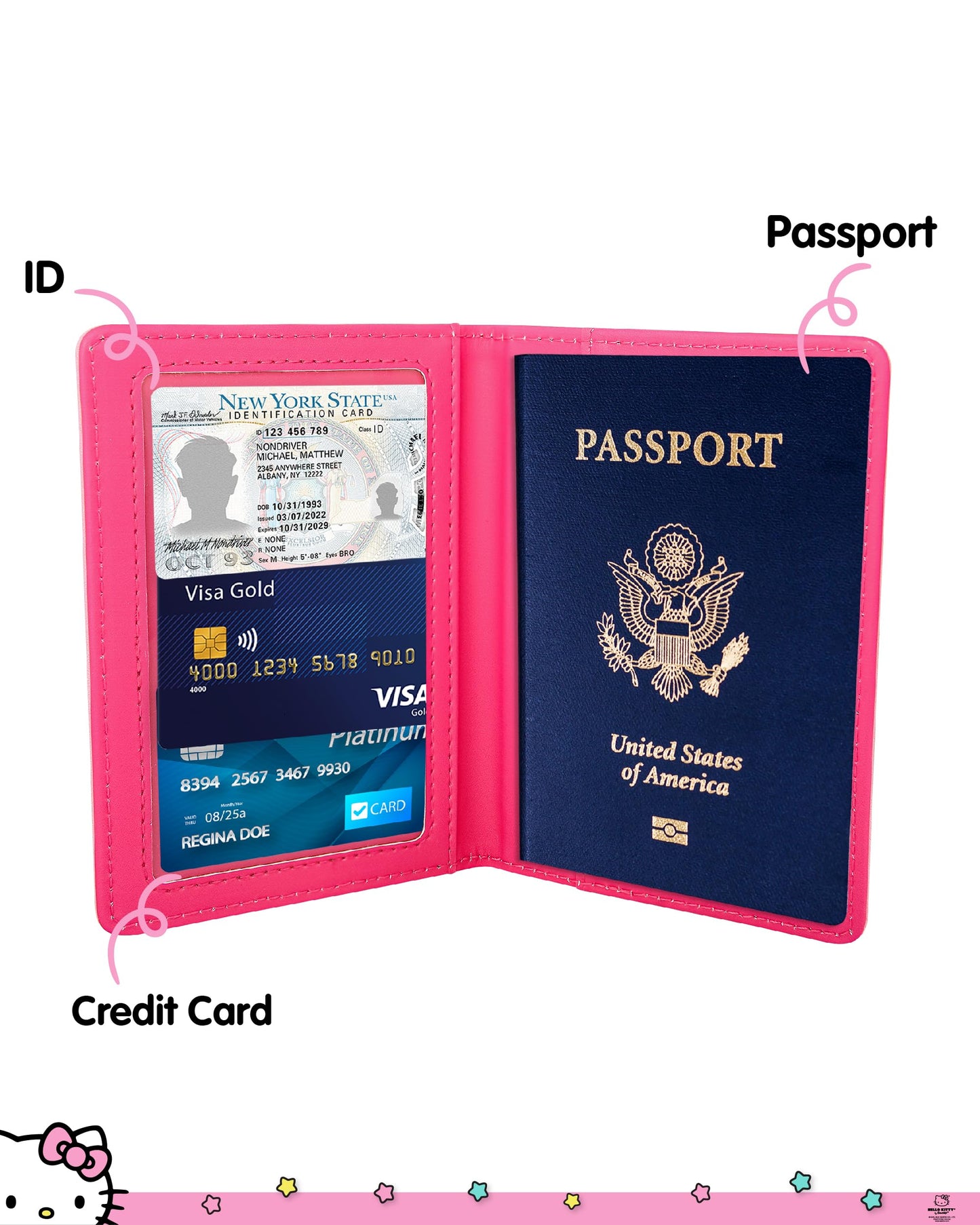 Hello Kitty Passport Holder for Travel