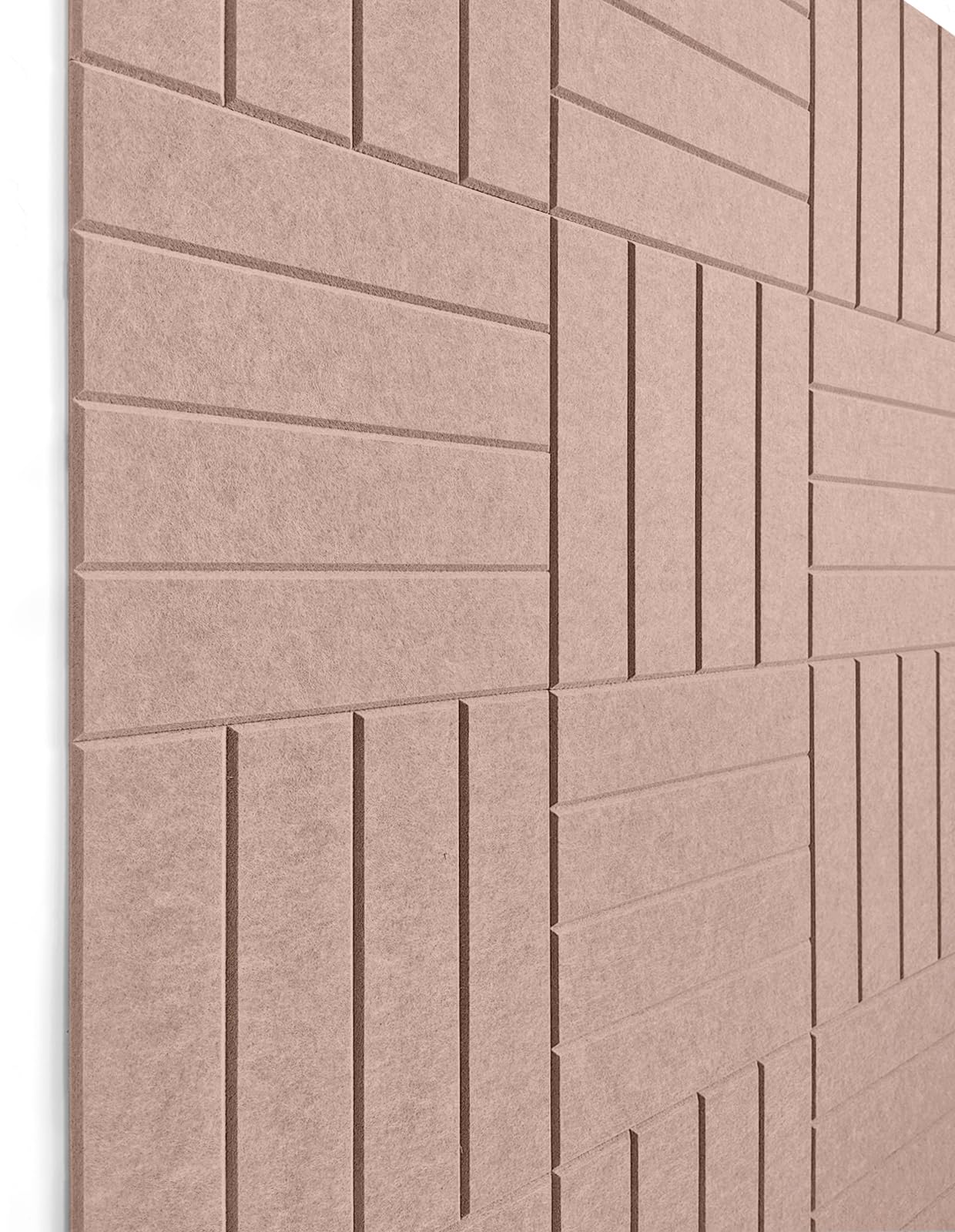 Large Cork Board Alternative - Felt Wall Tiles with Safe Removable Adhesive Tabs, Cork Wall Tiles Cork Board 47"x35" 12 Pack