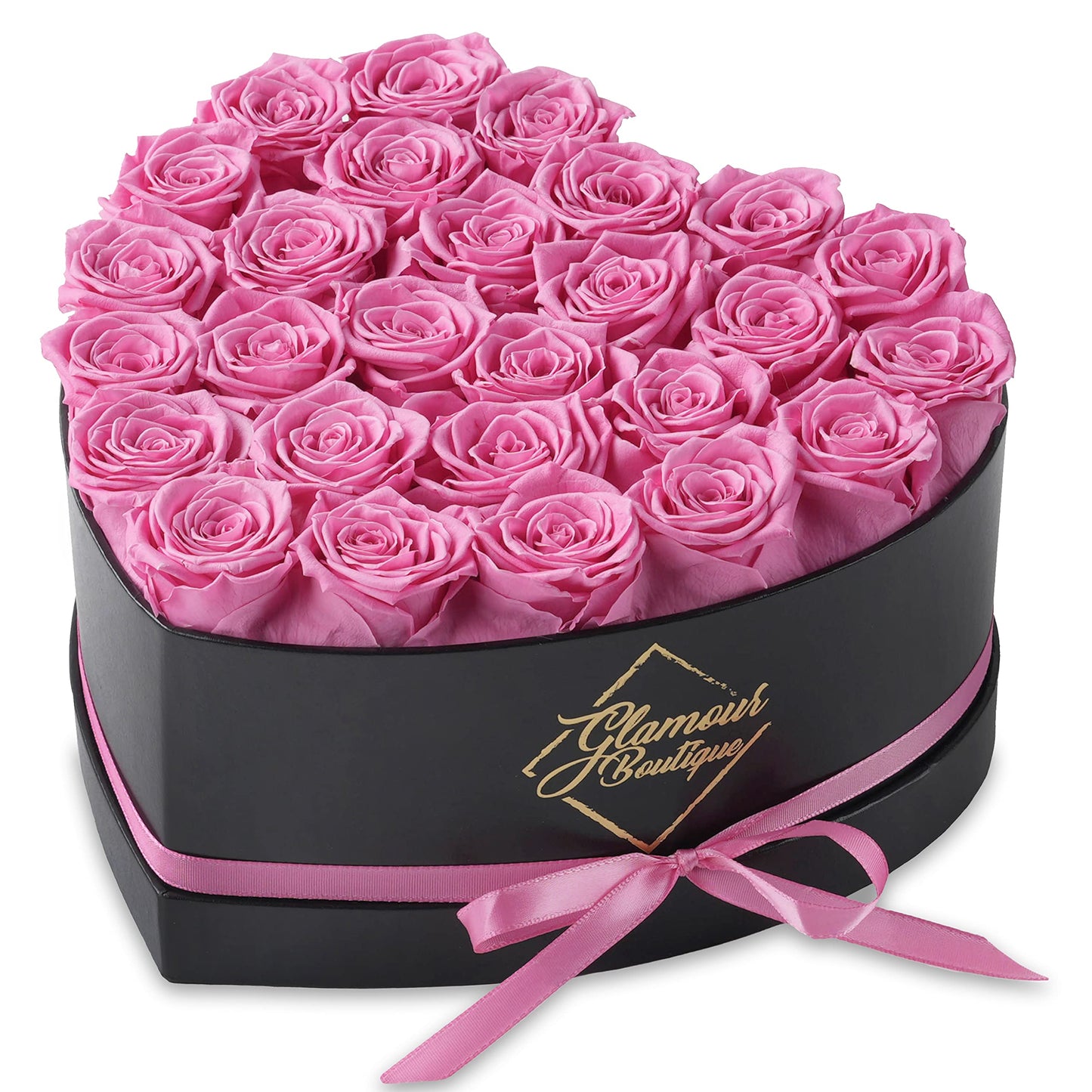 Forever Heart Shape Box - Preserved Roses