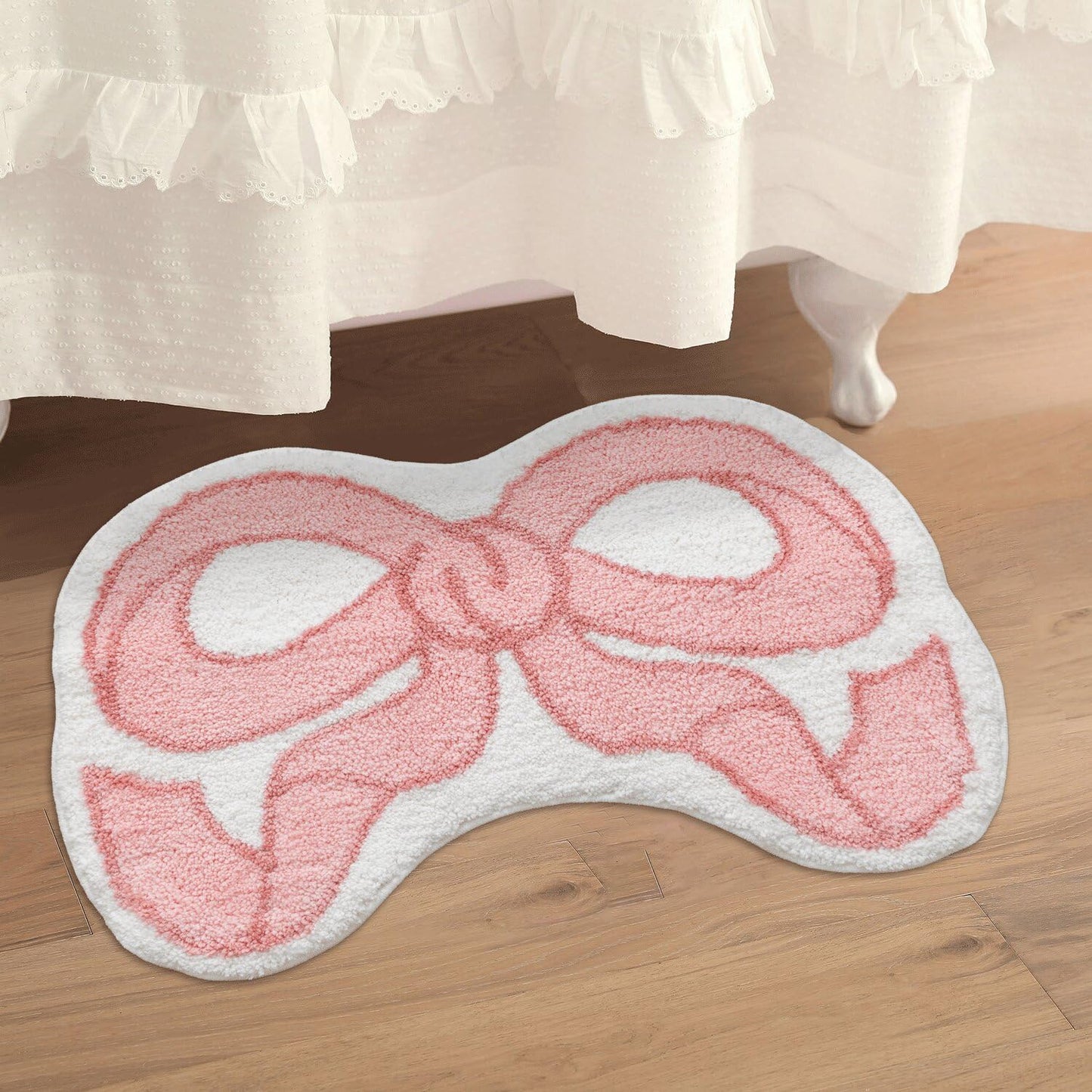 Coquette Bow Rug for Living Space