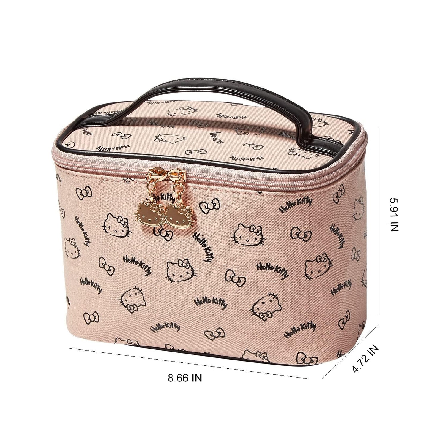 Hello Kitty Make up Bag Travel Cosmetic Bags - Cute Zipper Pouch Case Organizer