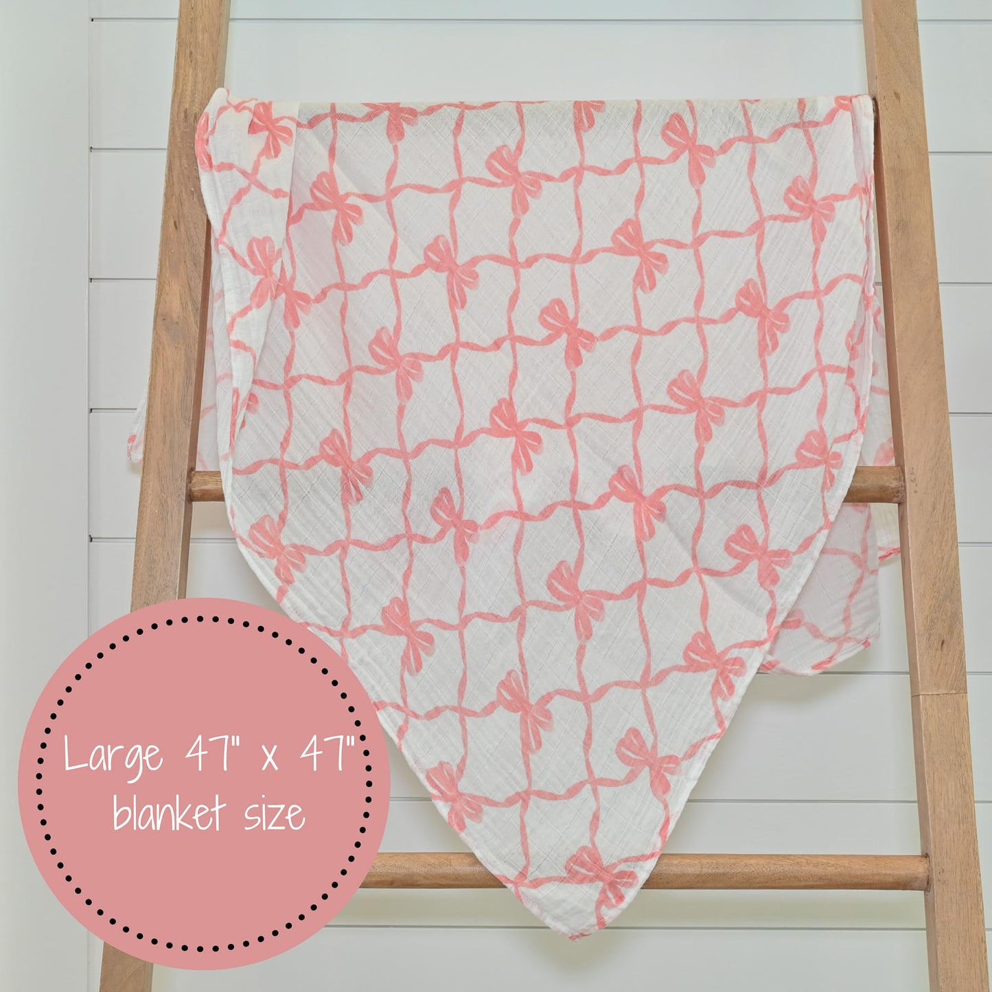 Cotton 100% Muslin Swaddle Blankets