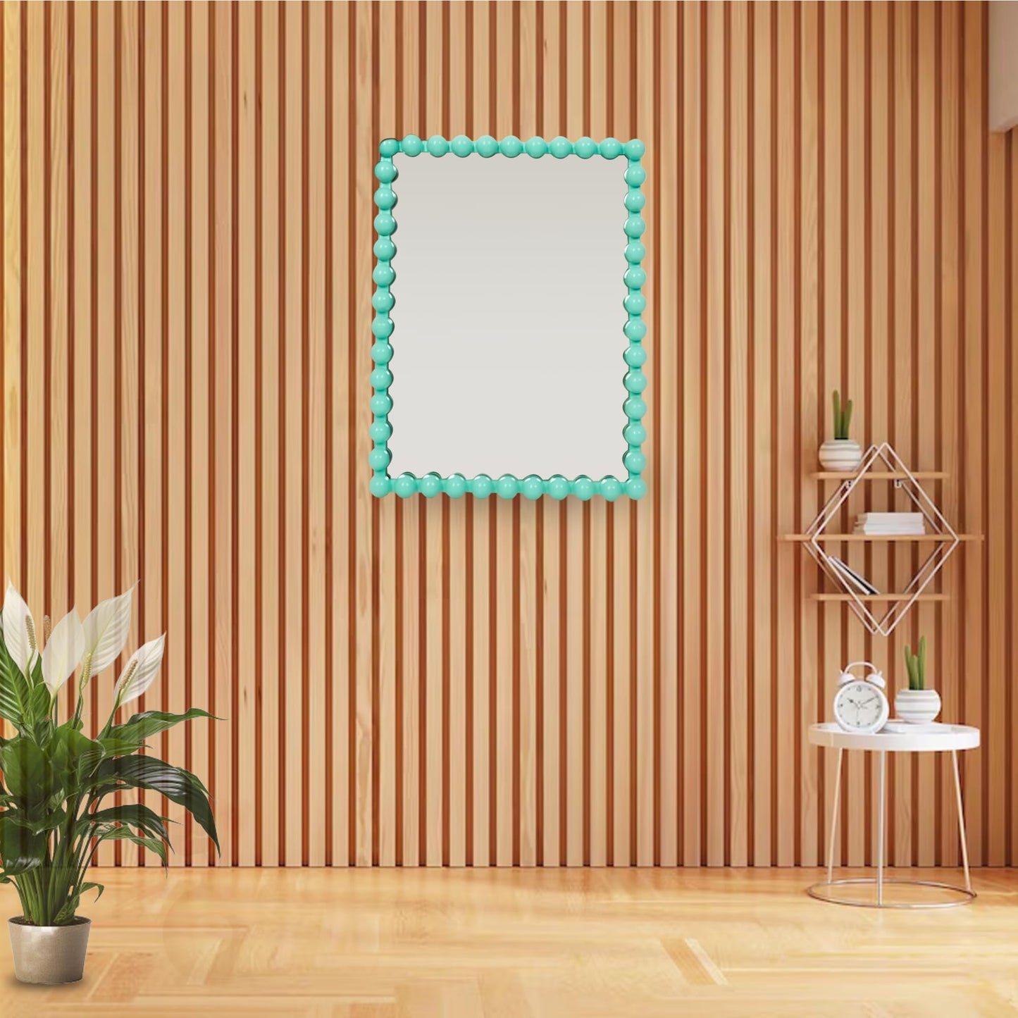 Wall Maunted Mirror, Metal Frame