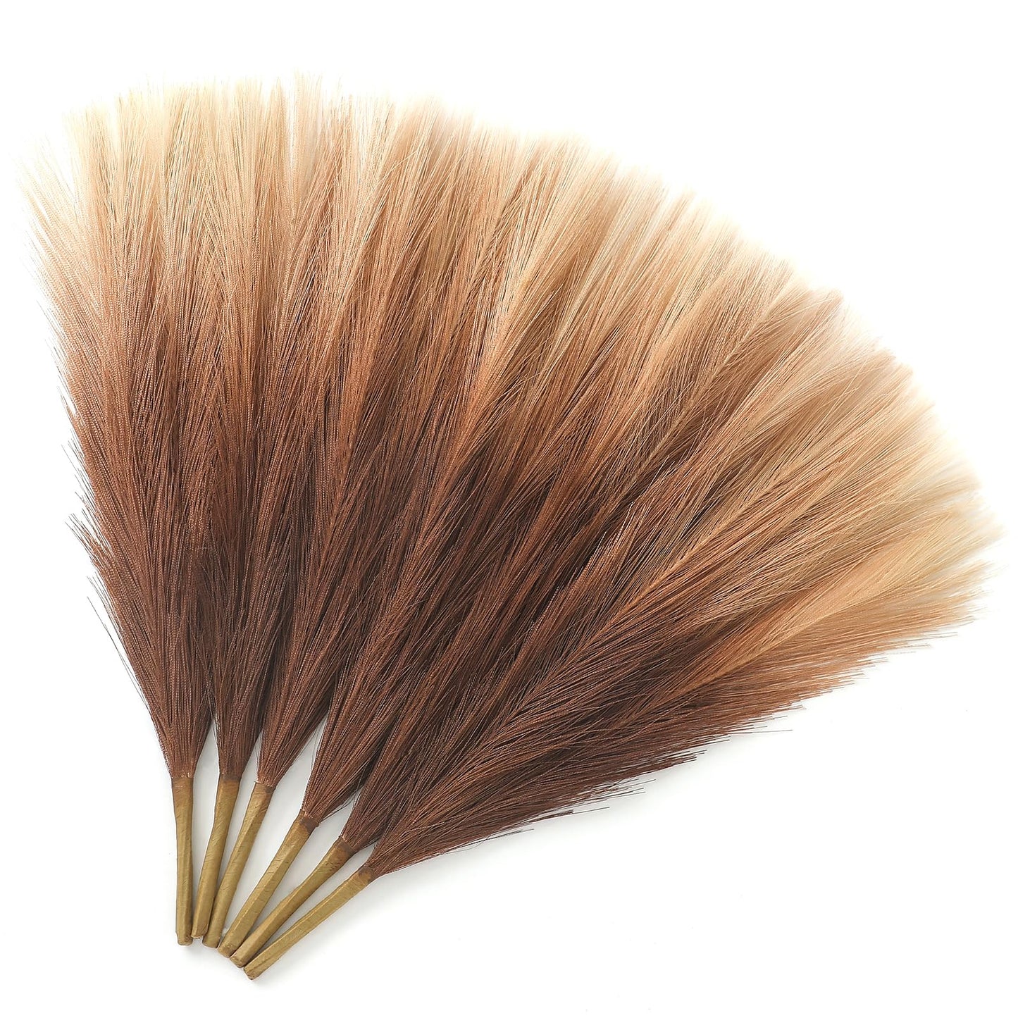 Faux Pampas Grass Decor 17.7 Inch 6pcs, Home Decor