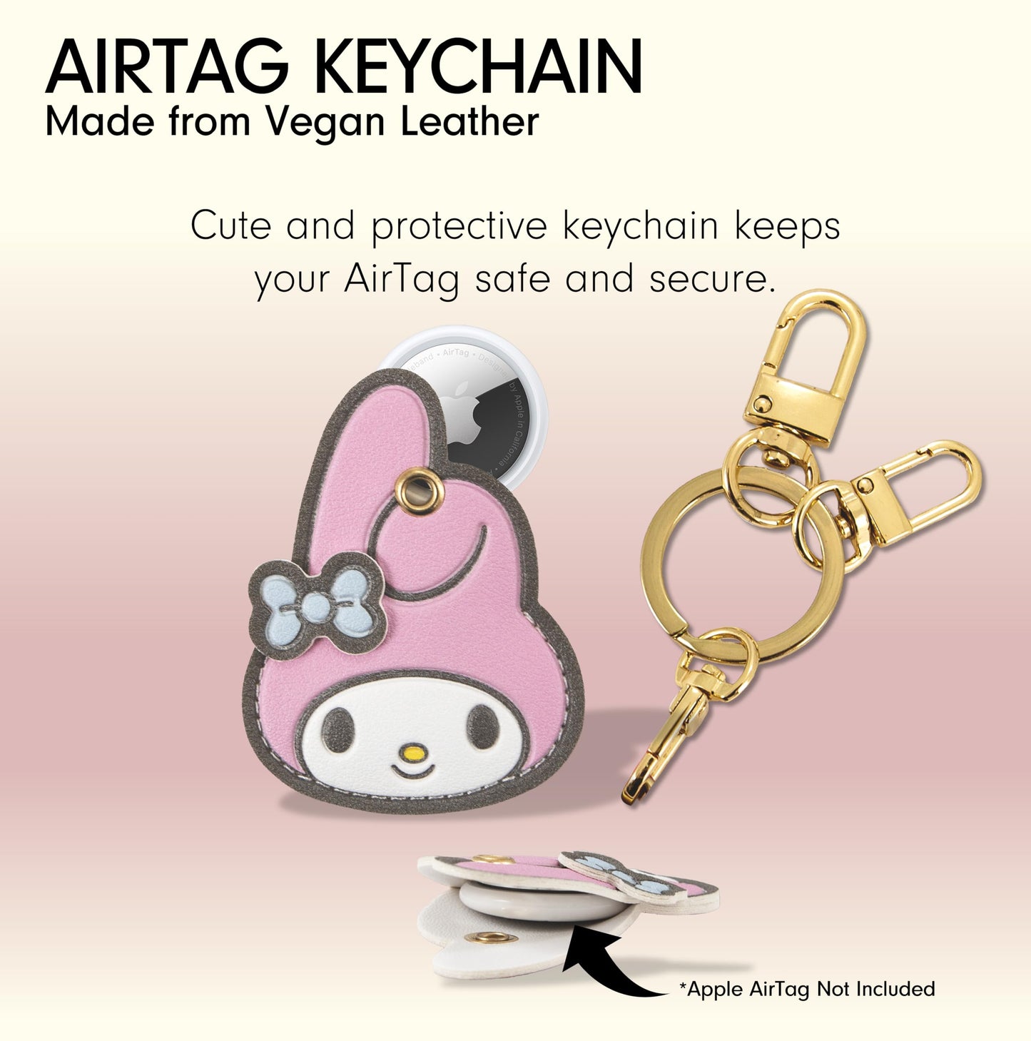 Sonix x Sanrio Character Keychain Case Compatible with Apple AirTag