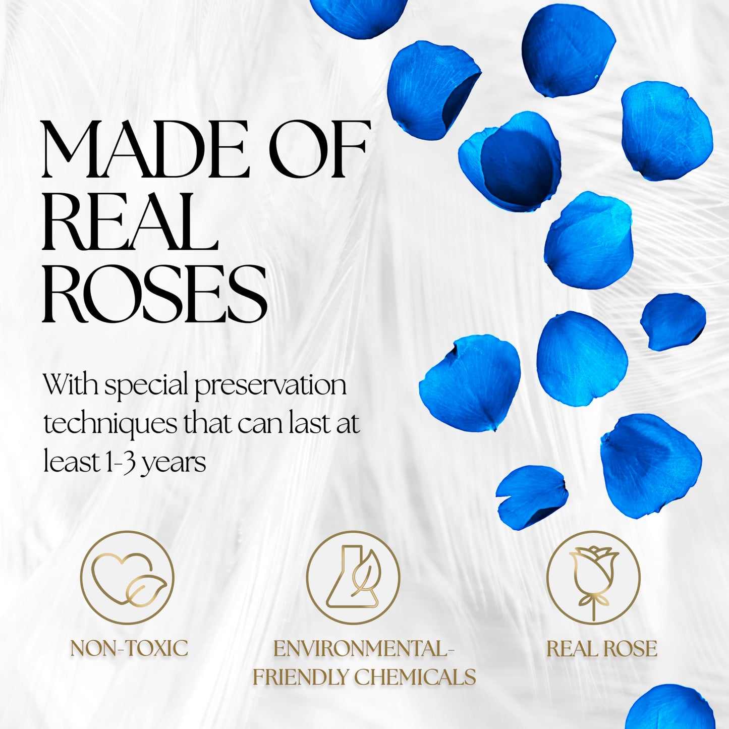 Forever Heart Shape Box - Preserved Roses