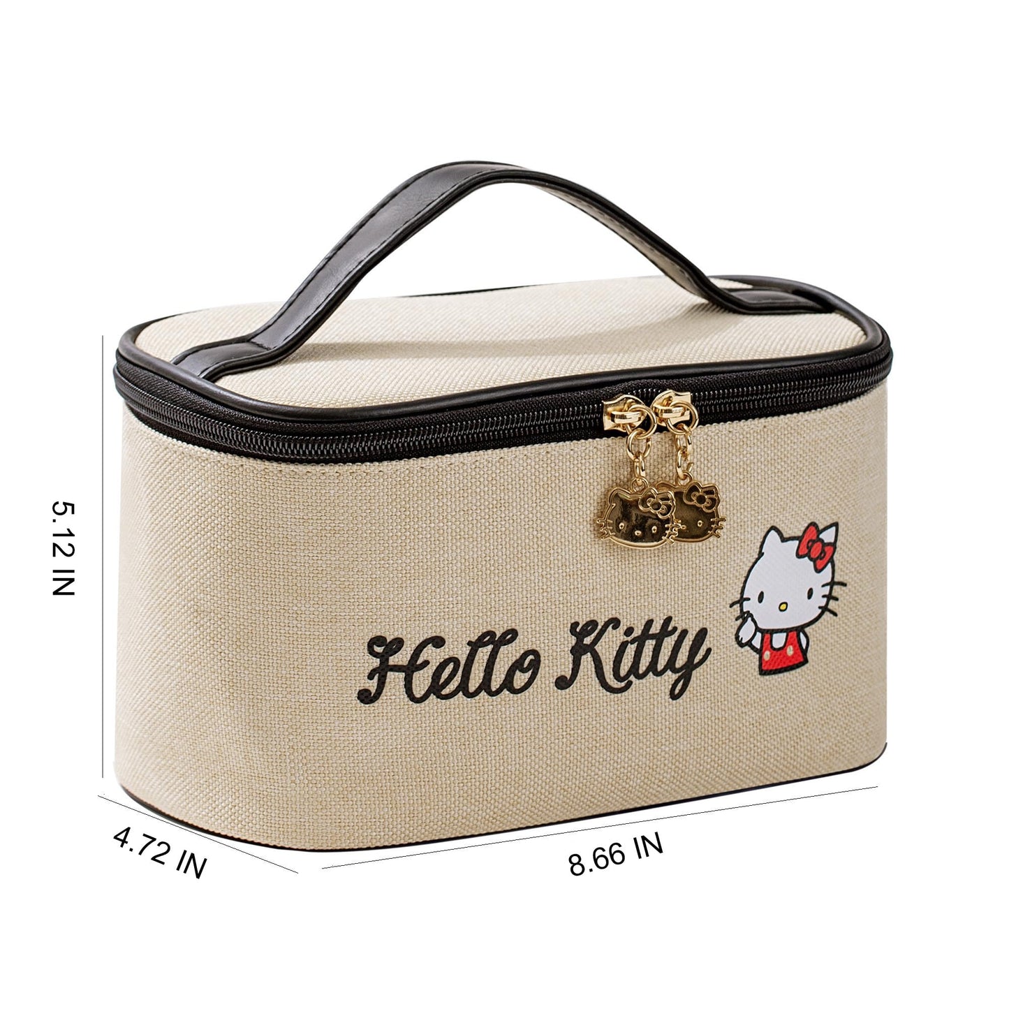 Hello Kitty Make up Bag Travel Cosmetic Bags - Cute Zipper Pouch Case Organizer