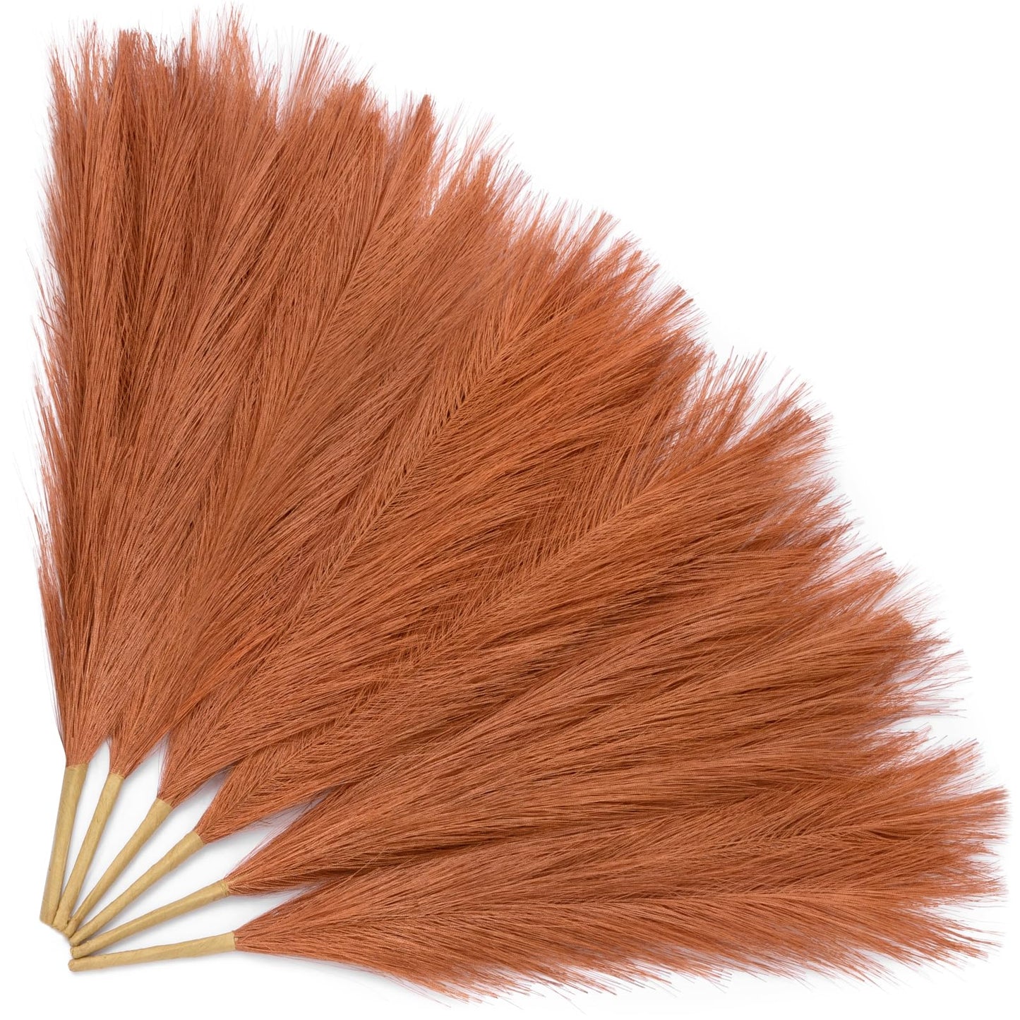 Faux Pampas Grass Decor 17.7 Inch 6pcs, Home Decor