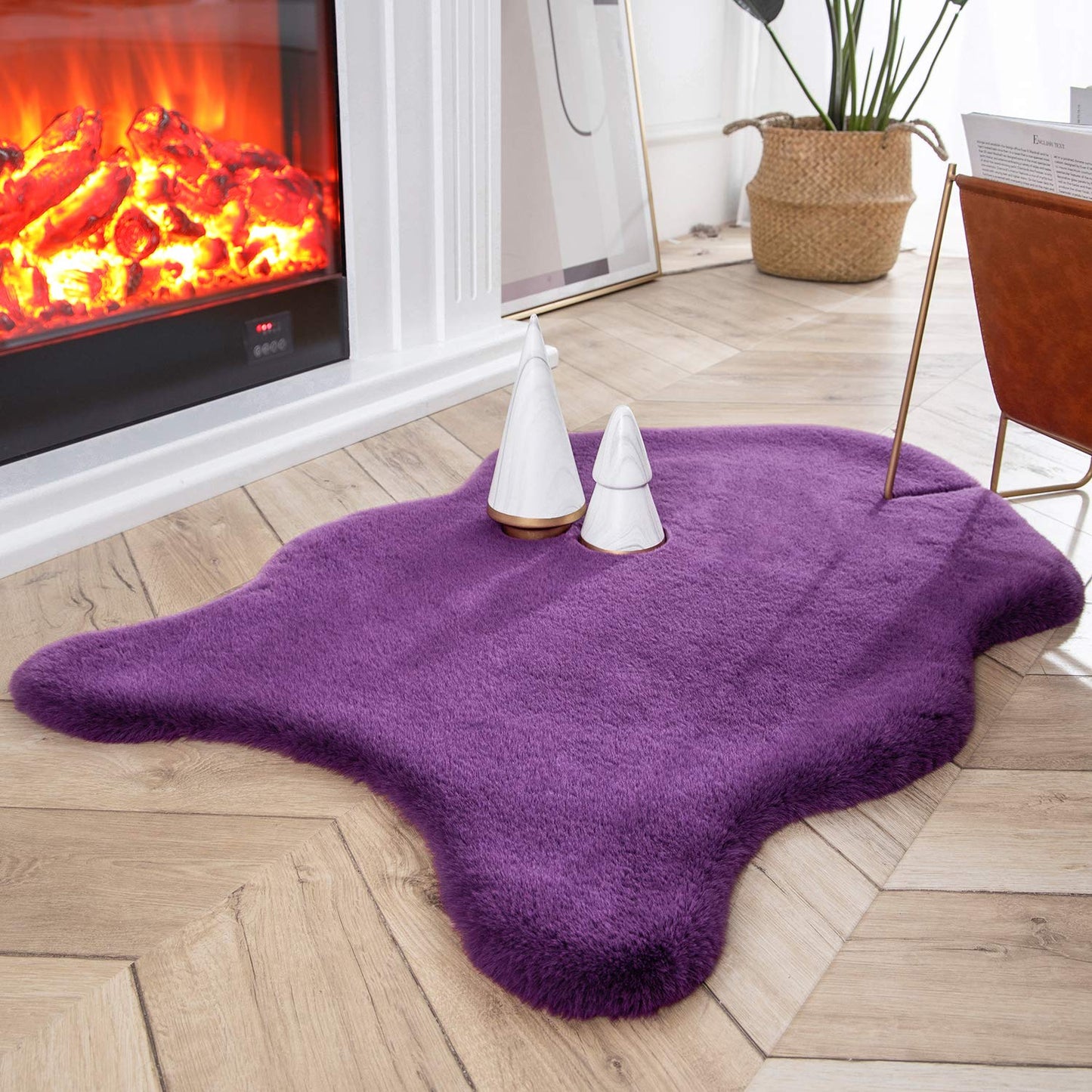 Ultra Soft Faux Area Rug