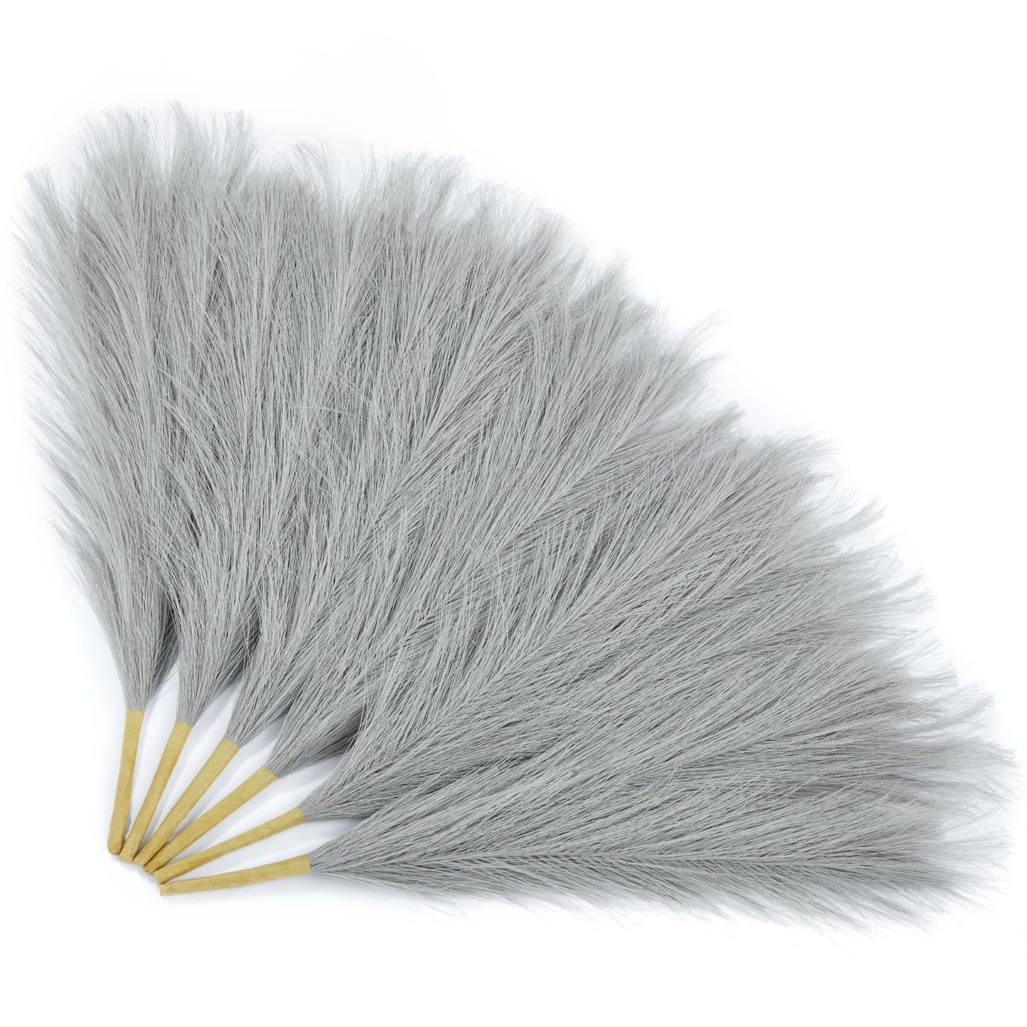 Faux Pampas Grass Decor 17.7 Inch 6pcs, Home Decor