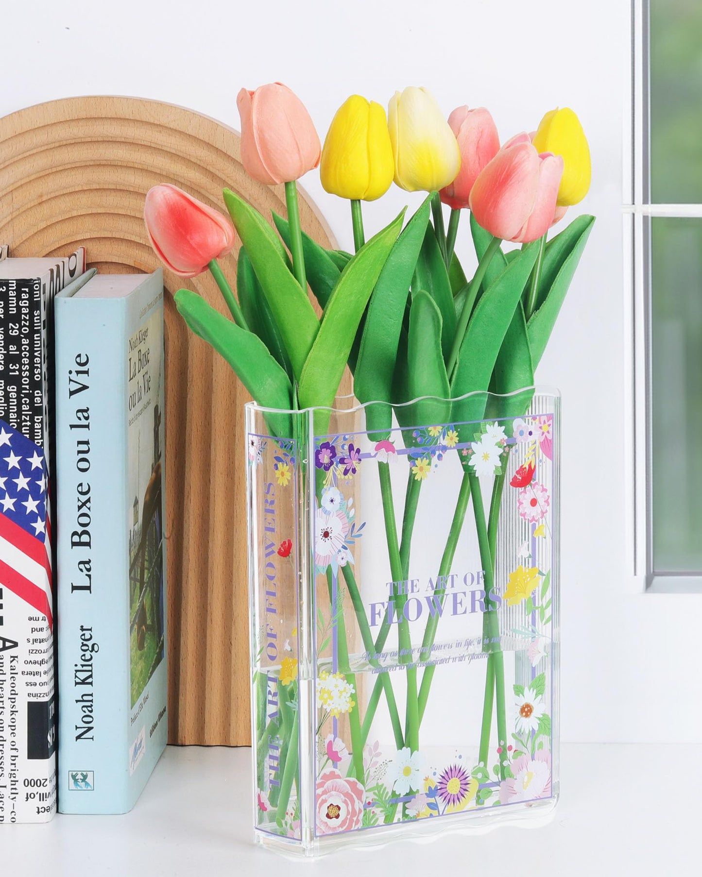 New Book-Shaped Flower Vase – Aesthetic Decor